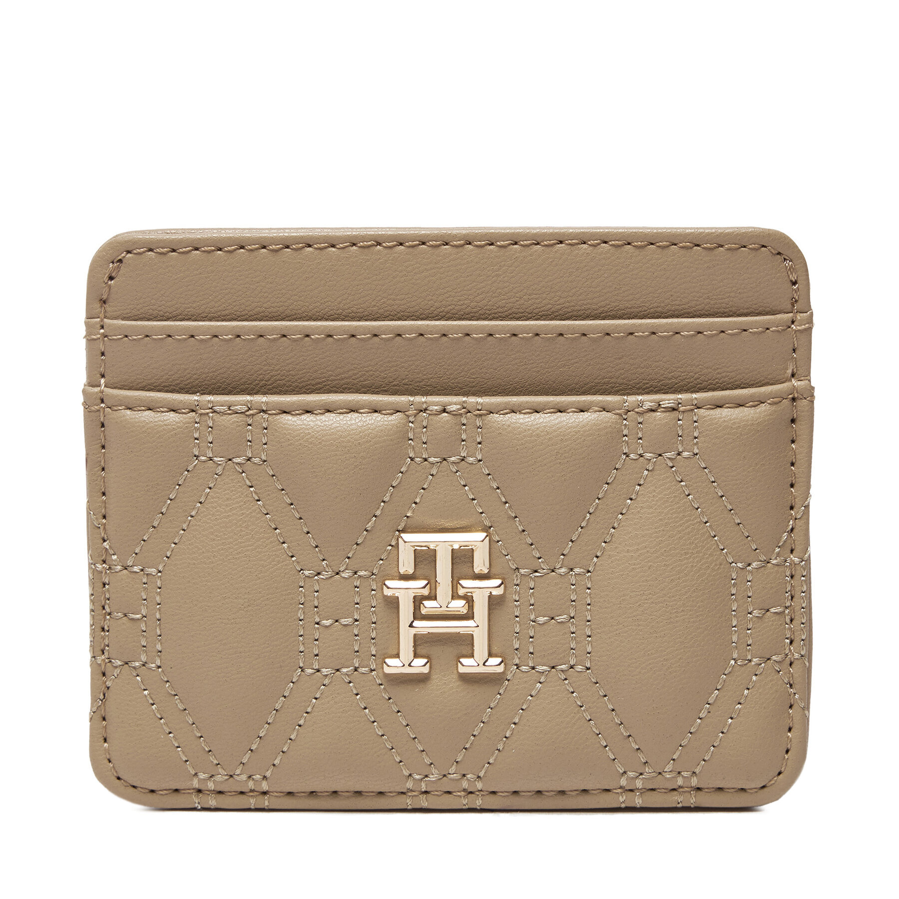 Estuche para tarjetas de crédito Tommy Hilfiger AW0AW16591 Beis