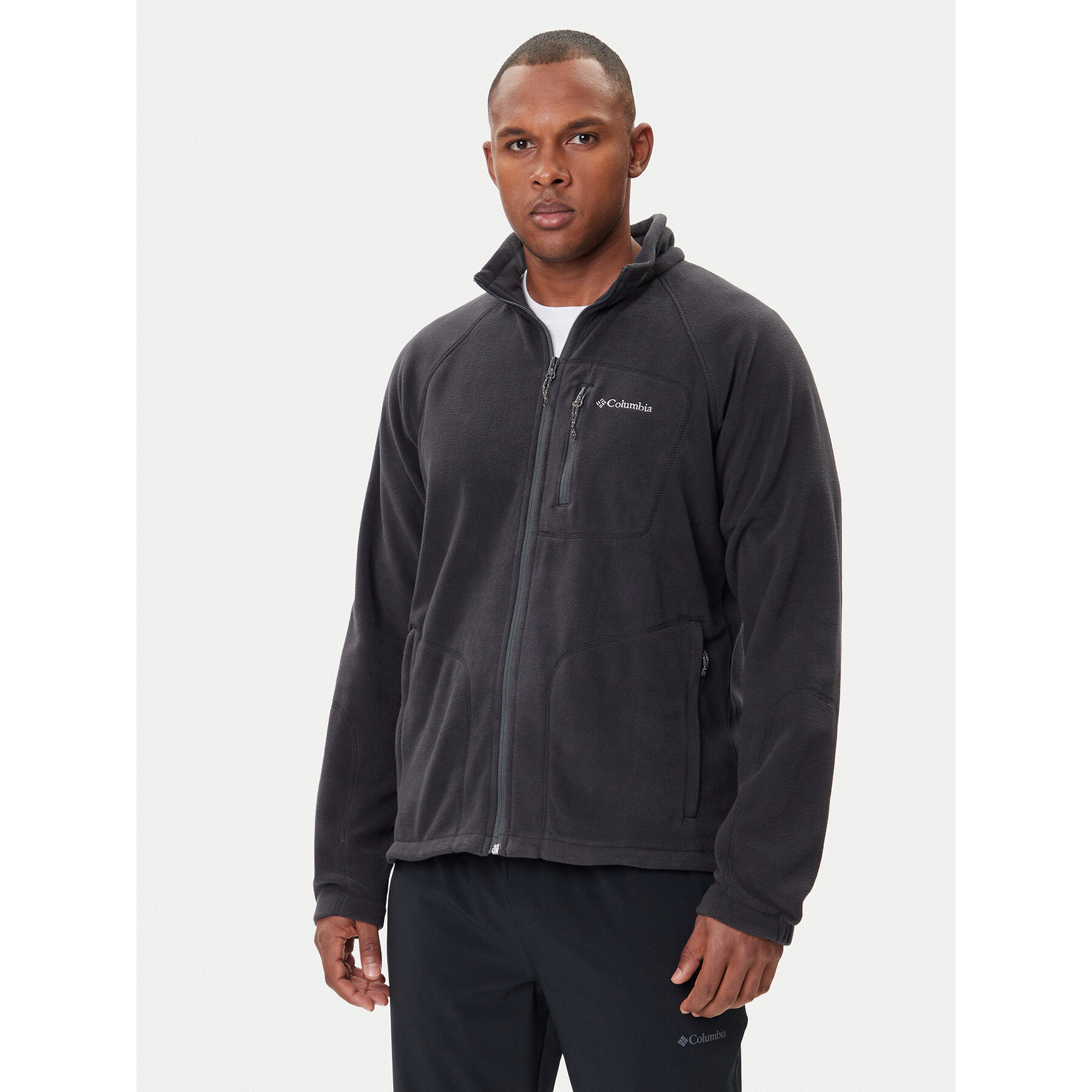 Columbia Fleecejacke 1420421010 Fast Trek II Full Zip Fleece Schwarz Classic Fit