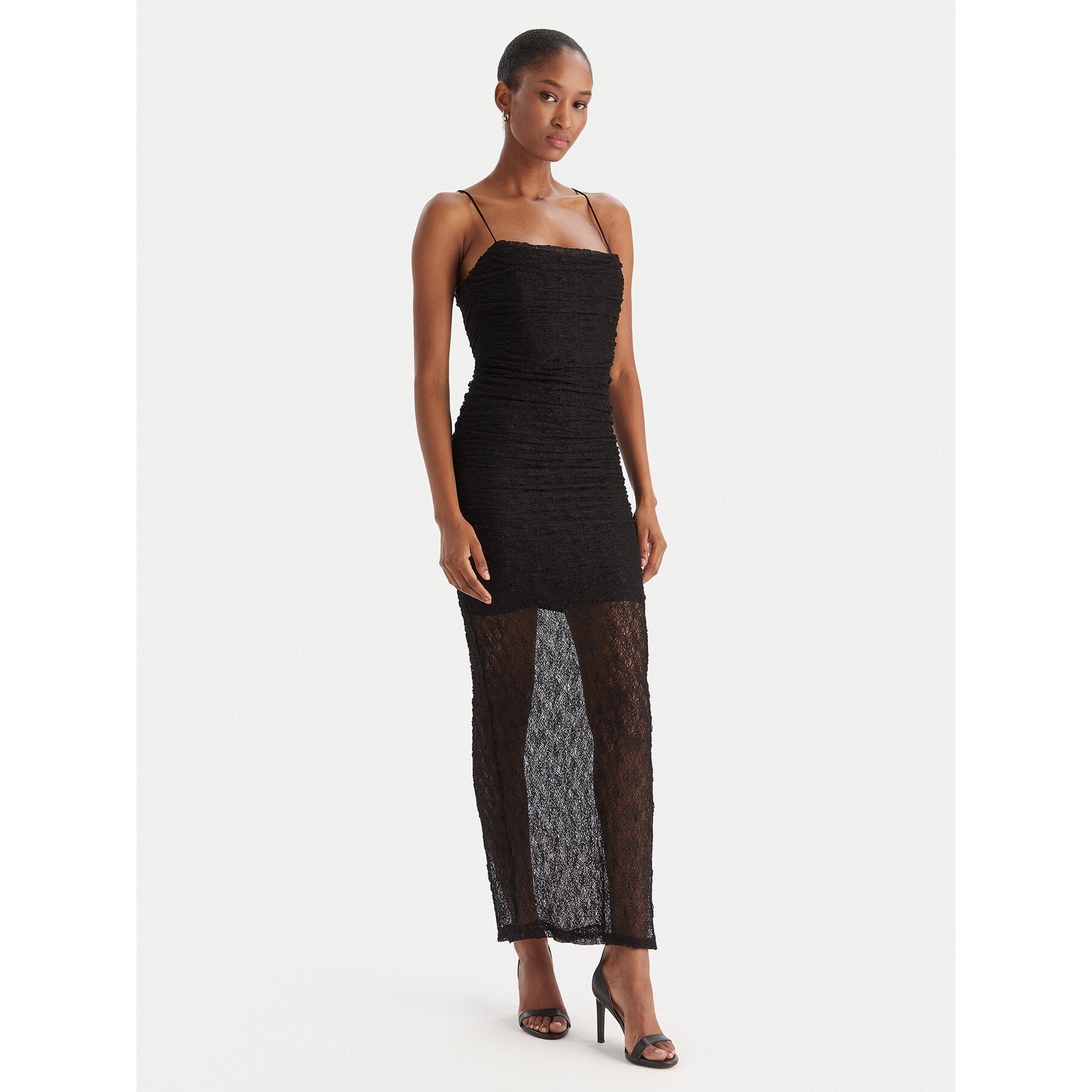 Eleh Coctailkleid EFW250350 Schwarz Slim Fit