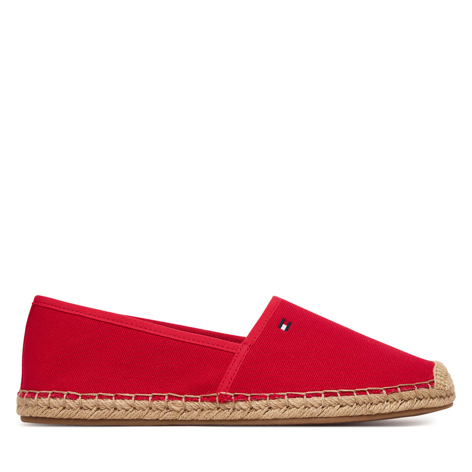 Espadrilles Tommy Hilfiger Flag Canvas Espadrille FW0FW08541 Piros