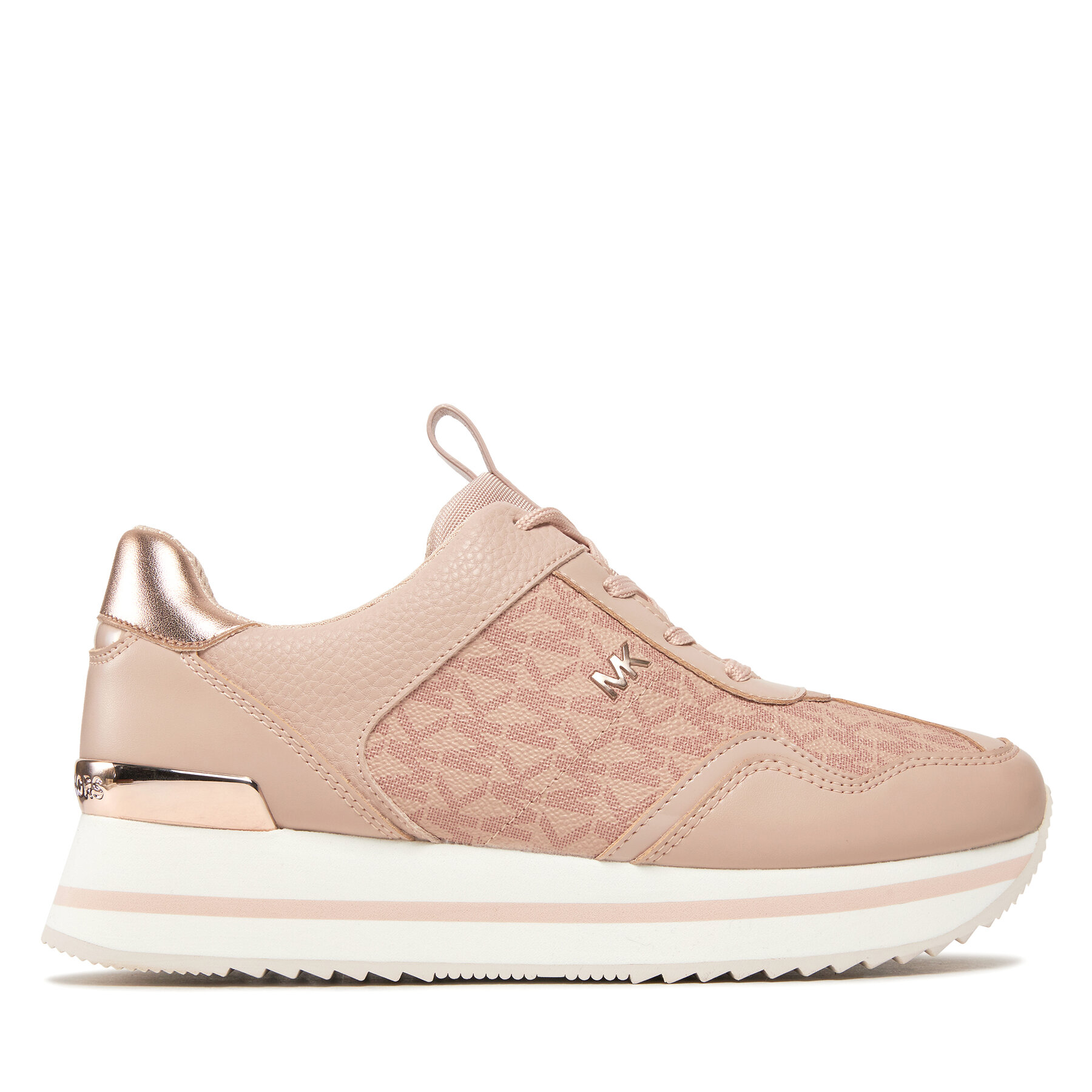 Sneakersy MICHAEL Michael Kors Raina Trainer 43R4RNFSAB Růžová