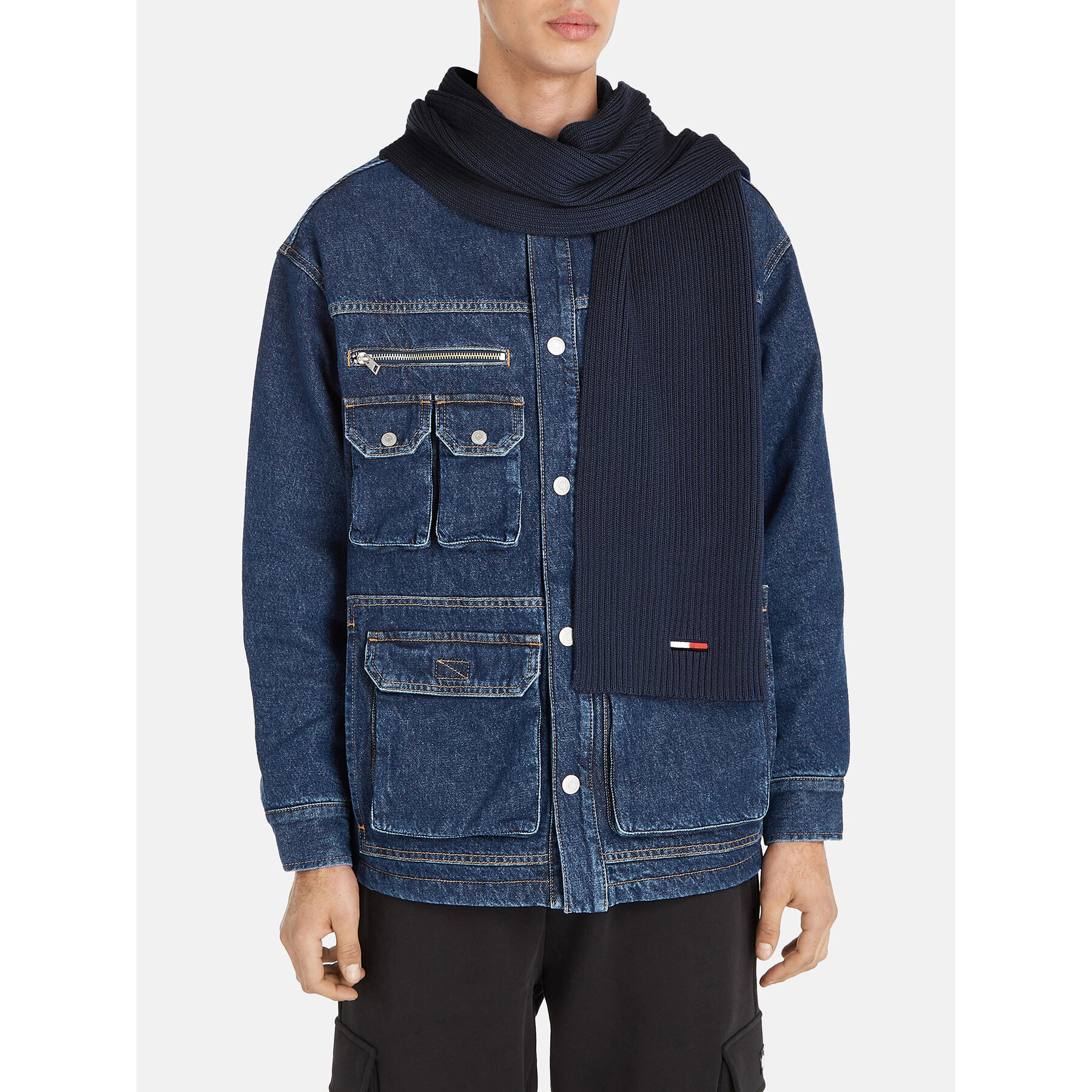 Ruta Tommy Jeans Tjm Flag Scarf AM0AM11702 Twilight Navy C87