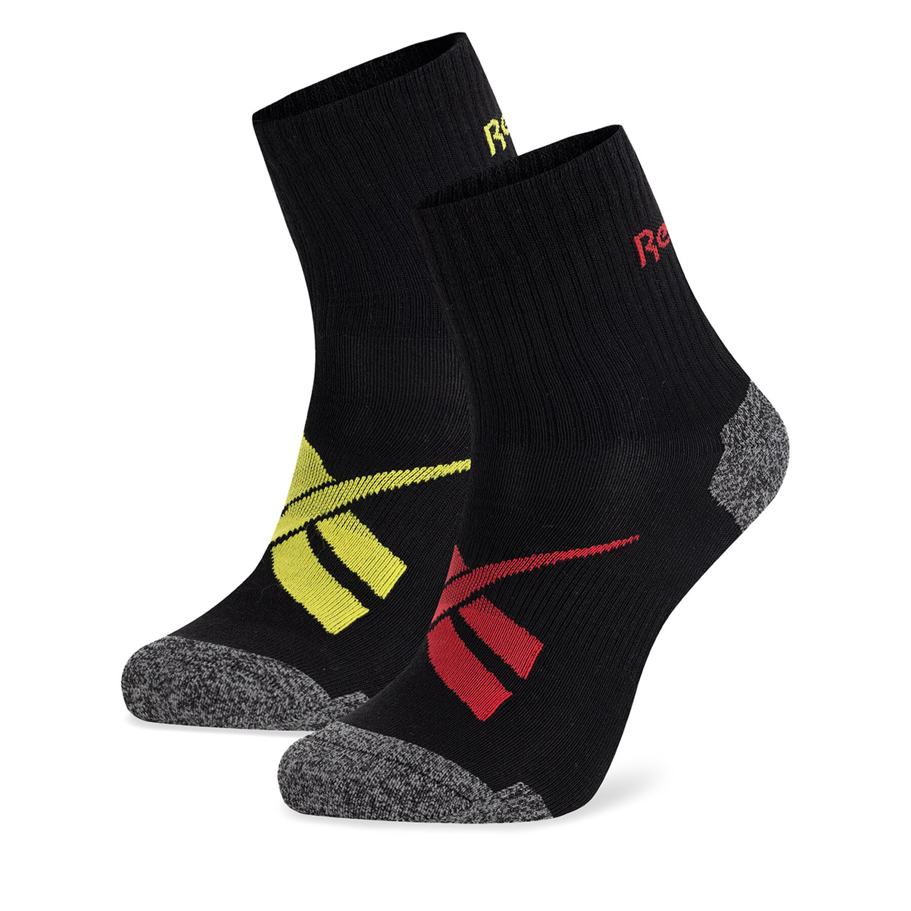 2 pár hosszú szárú unisex zokni Reebok, Méret: 37/39, Fekete, R0418-SS24 (2-pack)