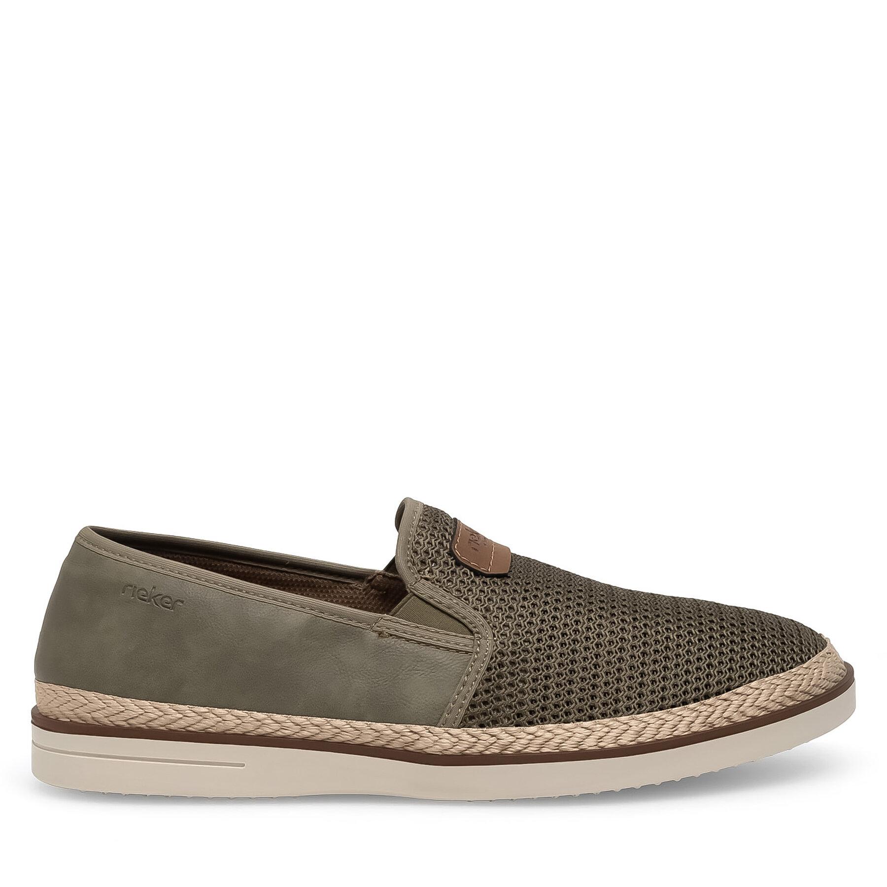 Męskie Rieker Espadryle, Rozmiar 44 Khaki B2366-54