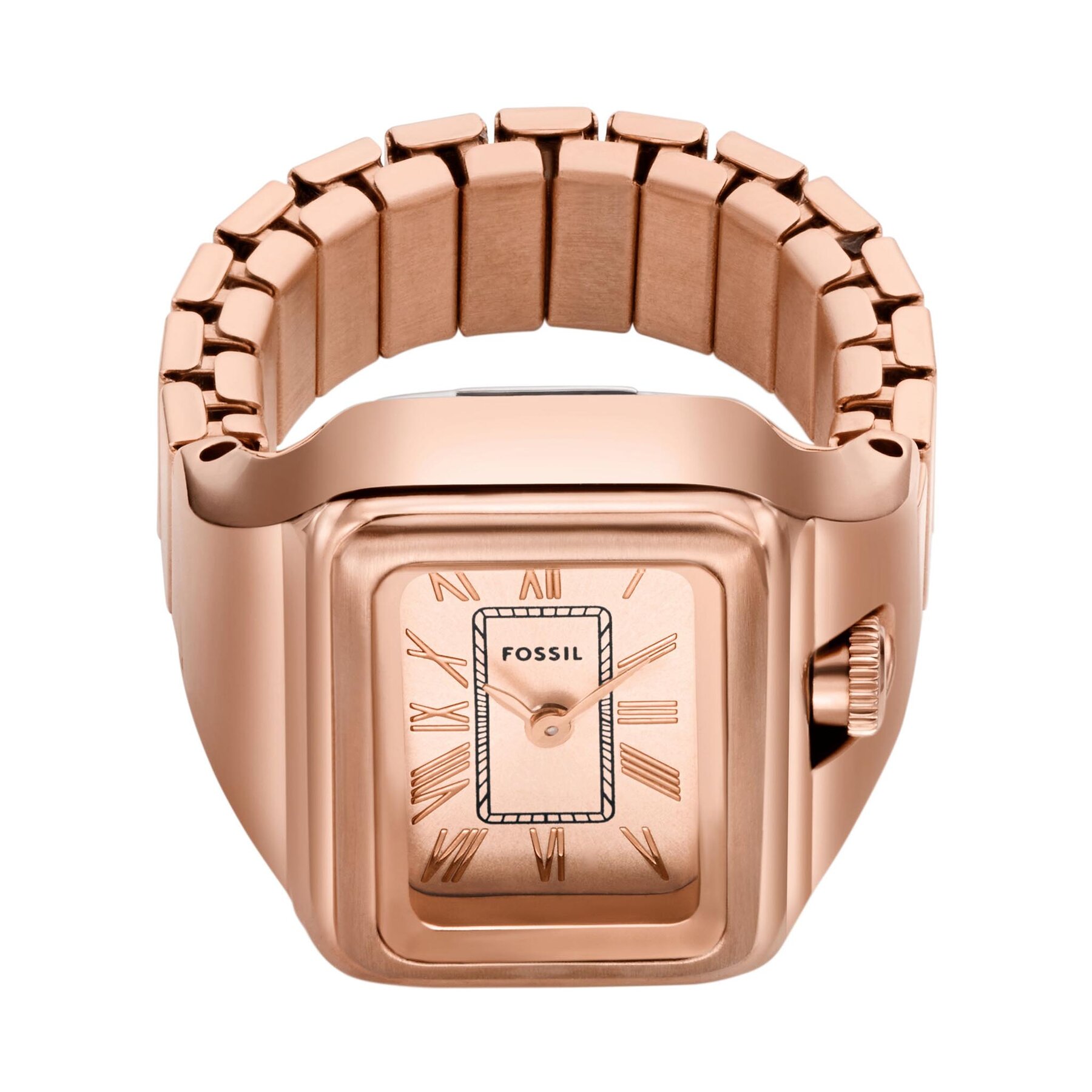 Hodinky Fossil Watch Ring ES5345 Růžová