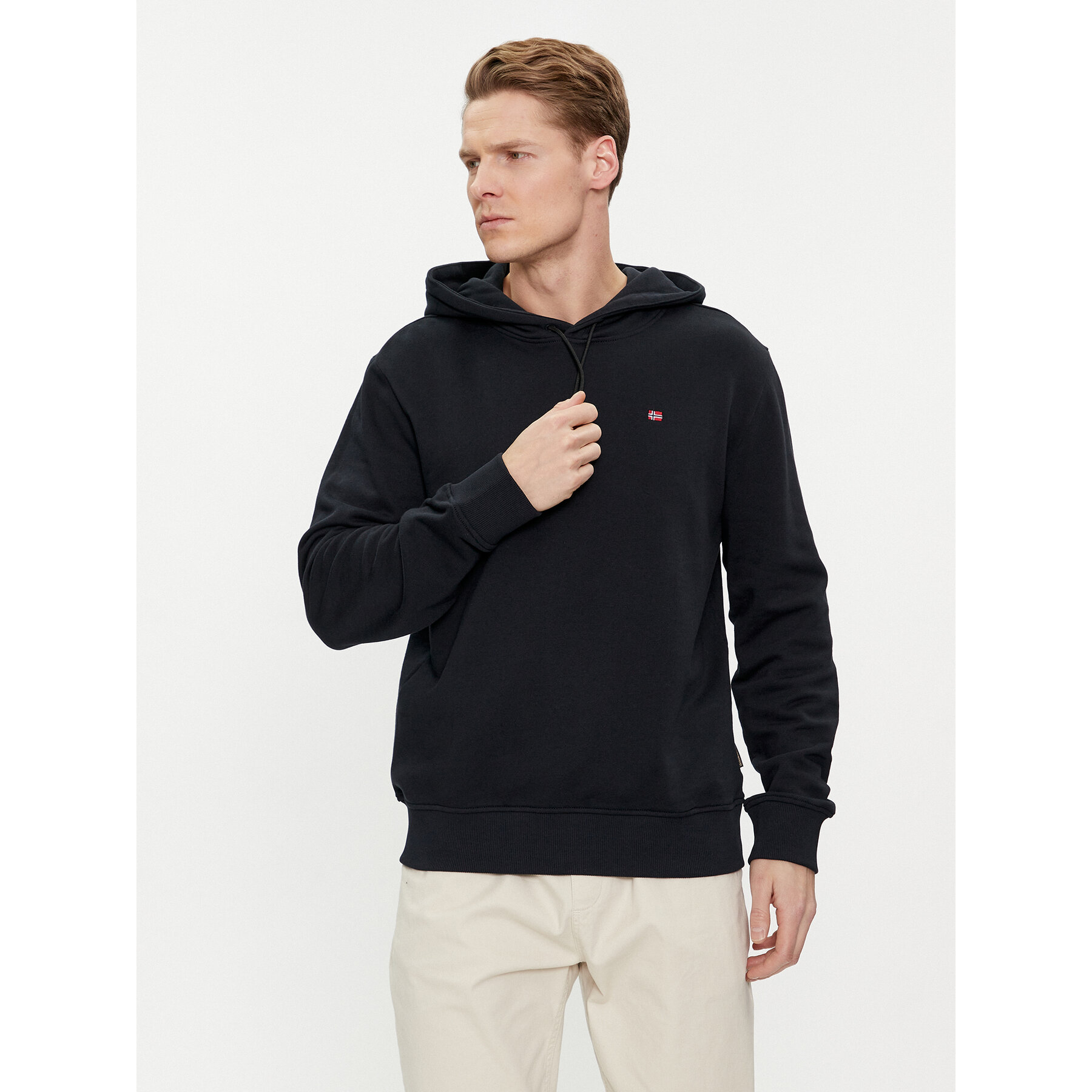 Napapijri Sweatshirt Balis NP0A4H8A Schwarz Regular Fit