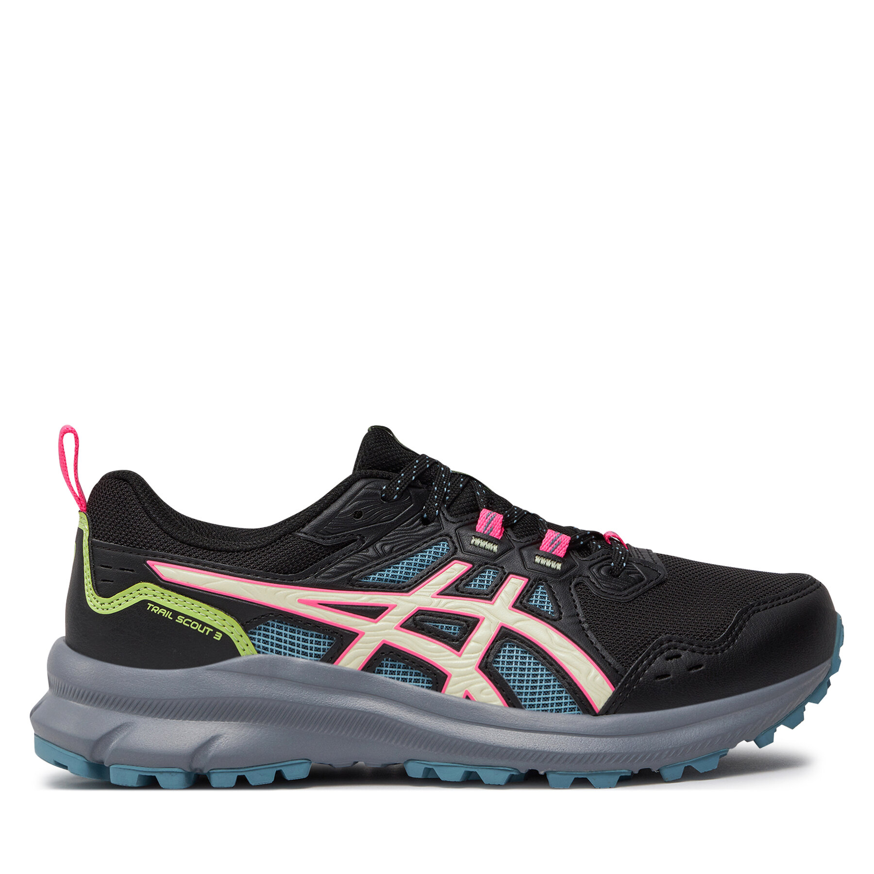 Damen Laufschuhe Asics, Schuhgröße 36, Schwarz, Trail Scout 3 1012B516