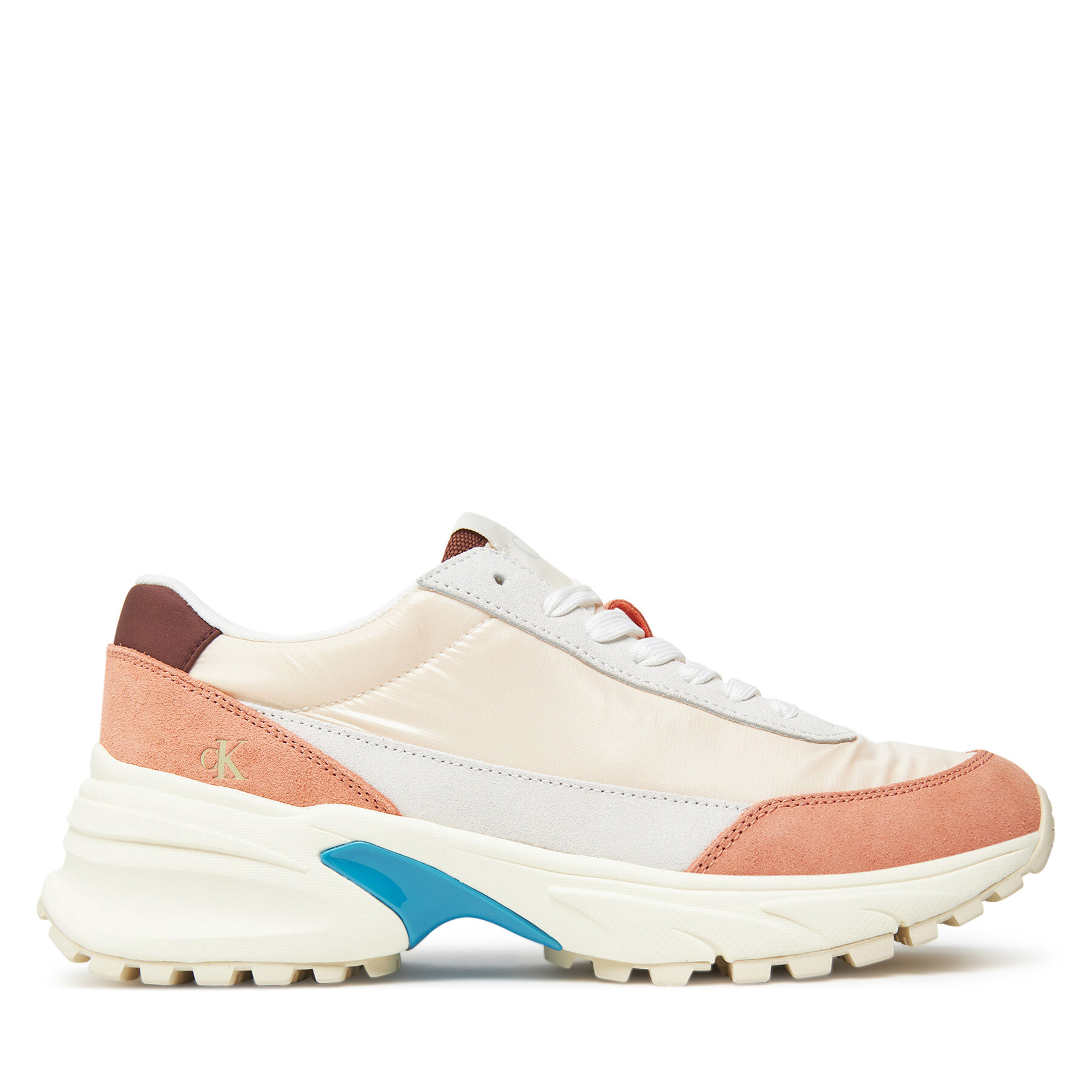Sneakersy Calvin Klein Jeans Hike Runner Mg Nylon Perl YW0YW01963 Farebná