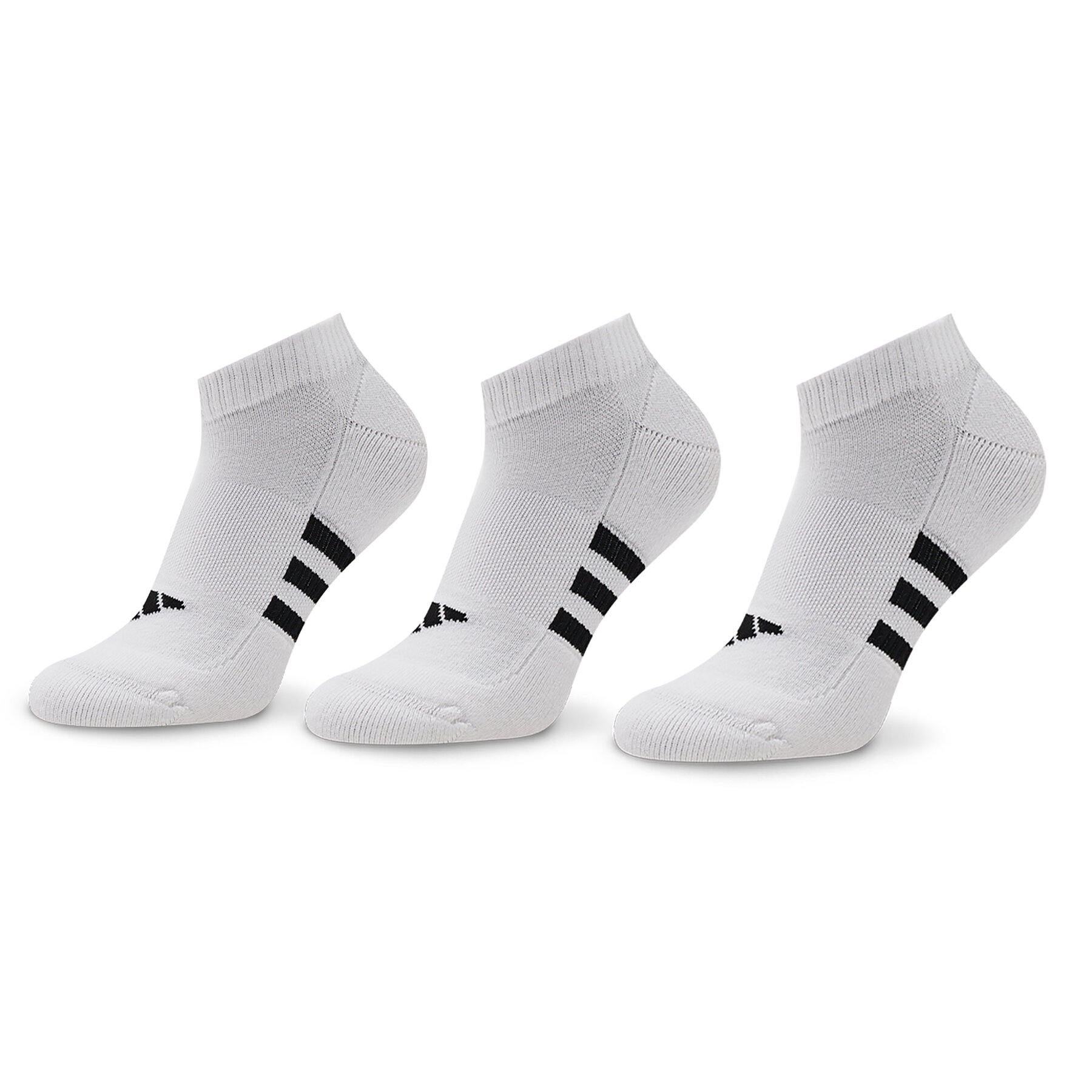 Calcetines tobilleros unisex adidas Performance Cushioned Low Socks 3 Pairs HT3449 Blanco