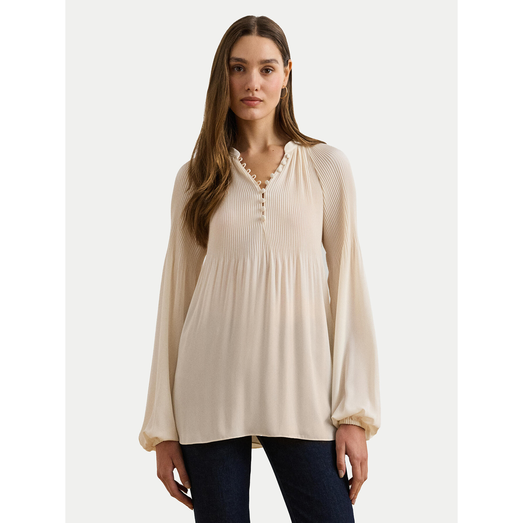 LAUREN RALPH LAUREN Bluse 200909387003 Creme