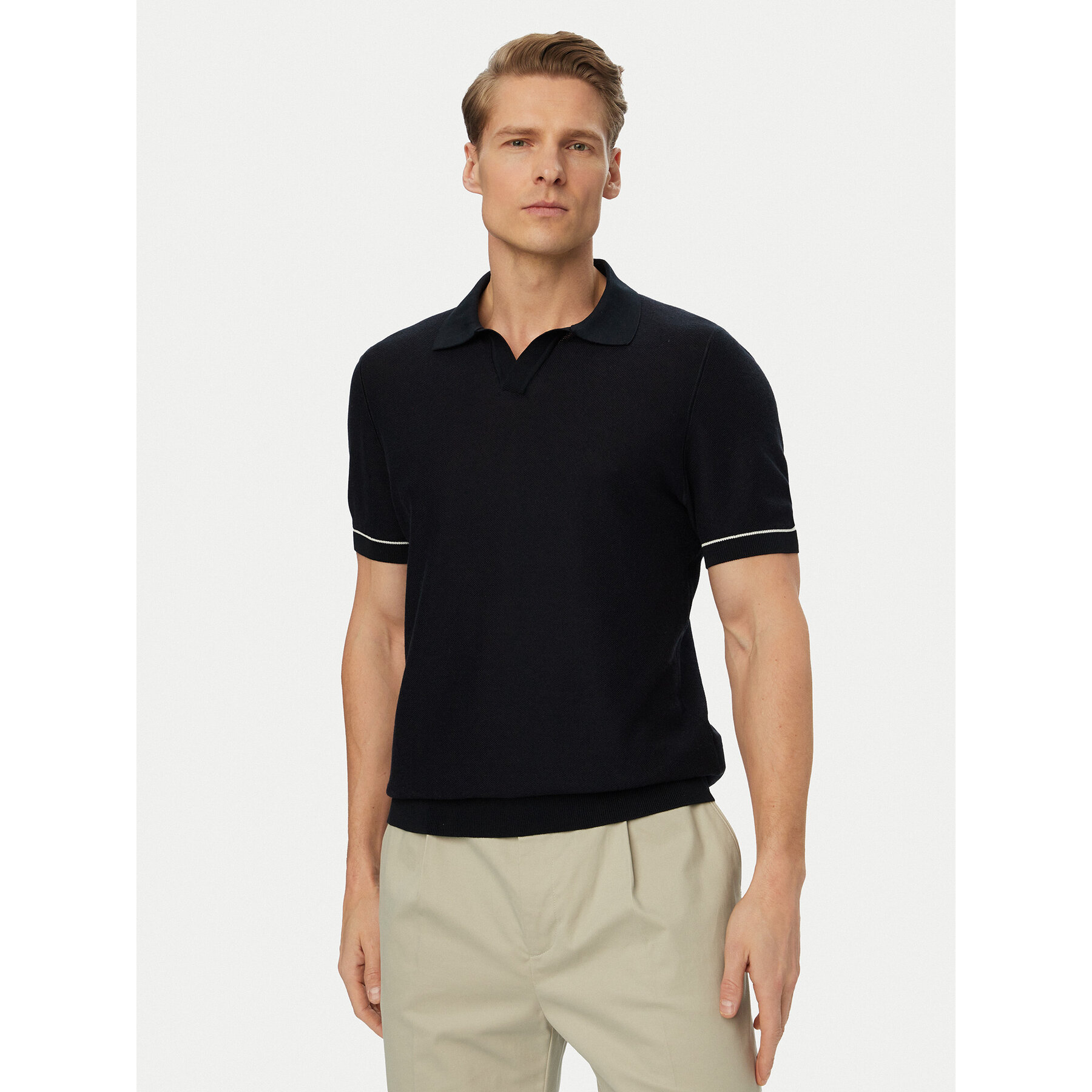 BOSS Poloshirt H-Narciso 50560483 Dunkelblau Regular Fit