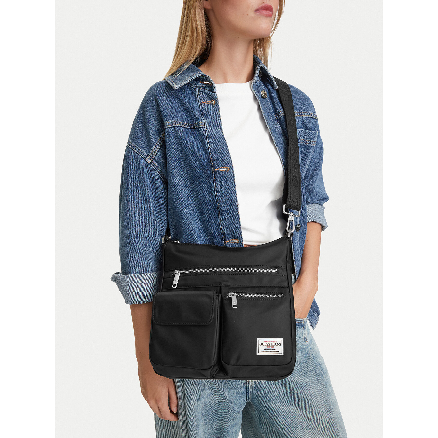 Geantă Guess Jeans CWBEO-GUESS-B-004-10 Negru