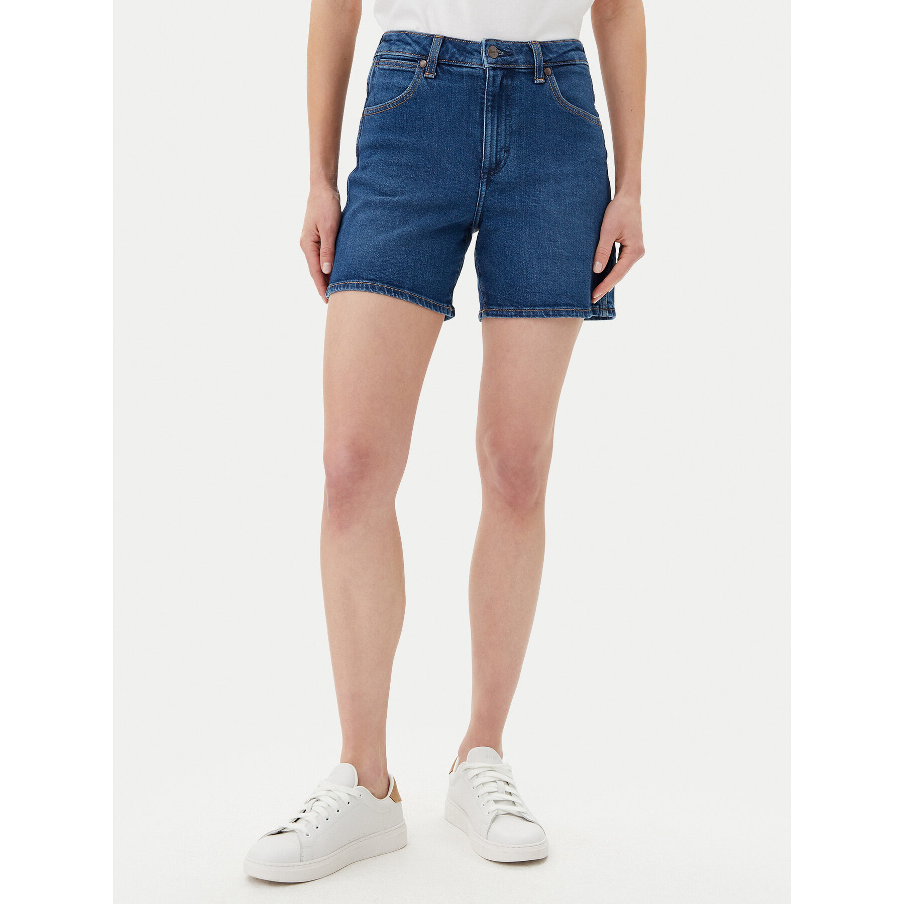 Wrangler Jeansshorts Cowboy 112366267 Blau Relaxed Fit