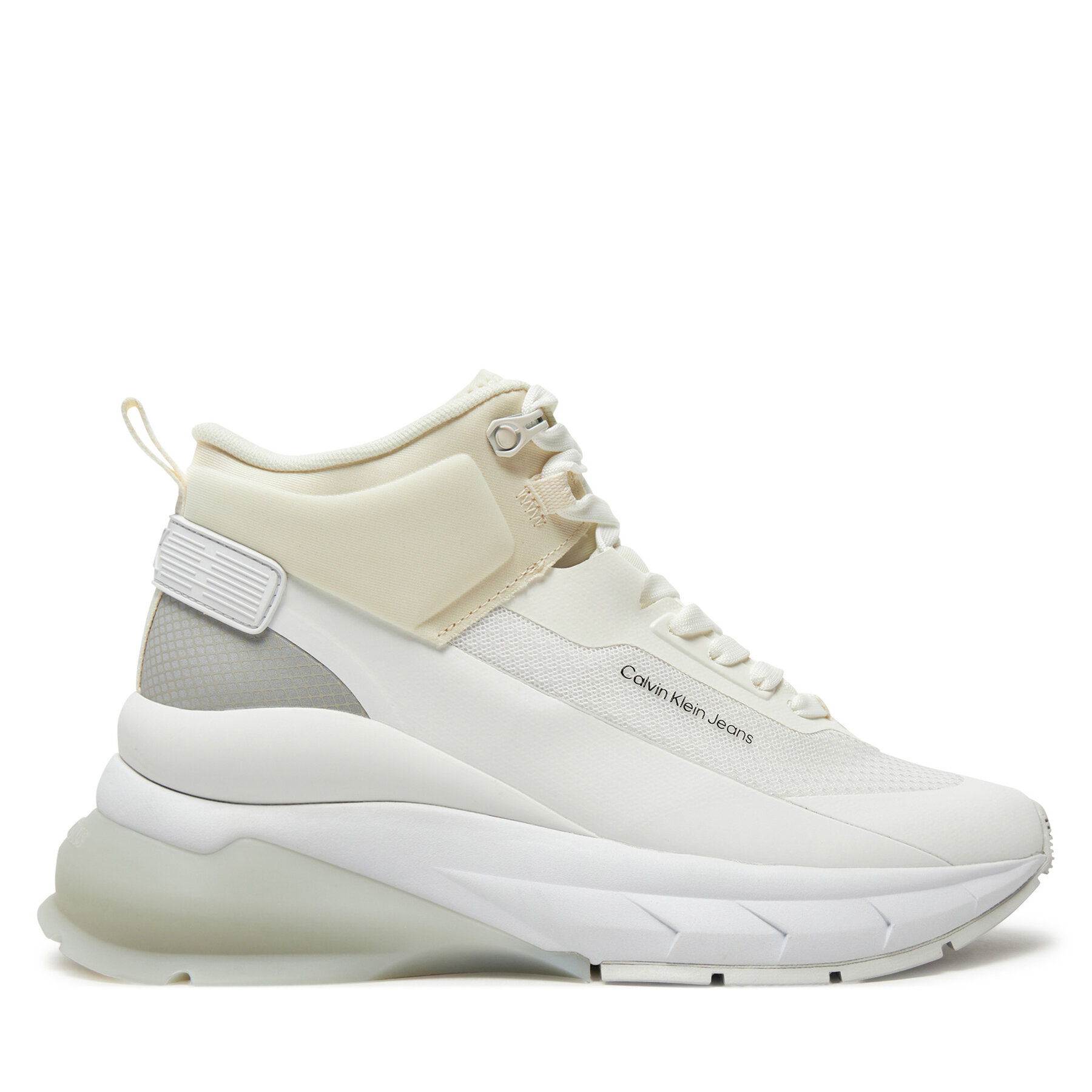Damskie Sneakersy Calvin Klein Jeans, Rozmiar 41 Biały YW0YW01571