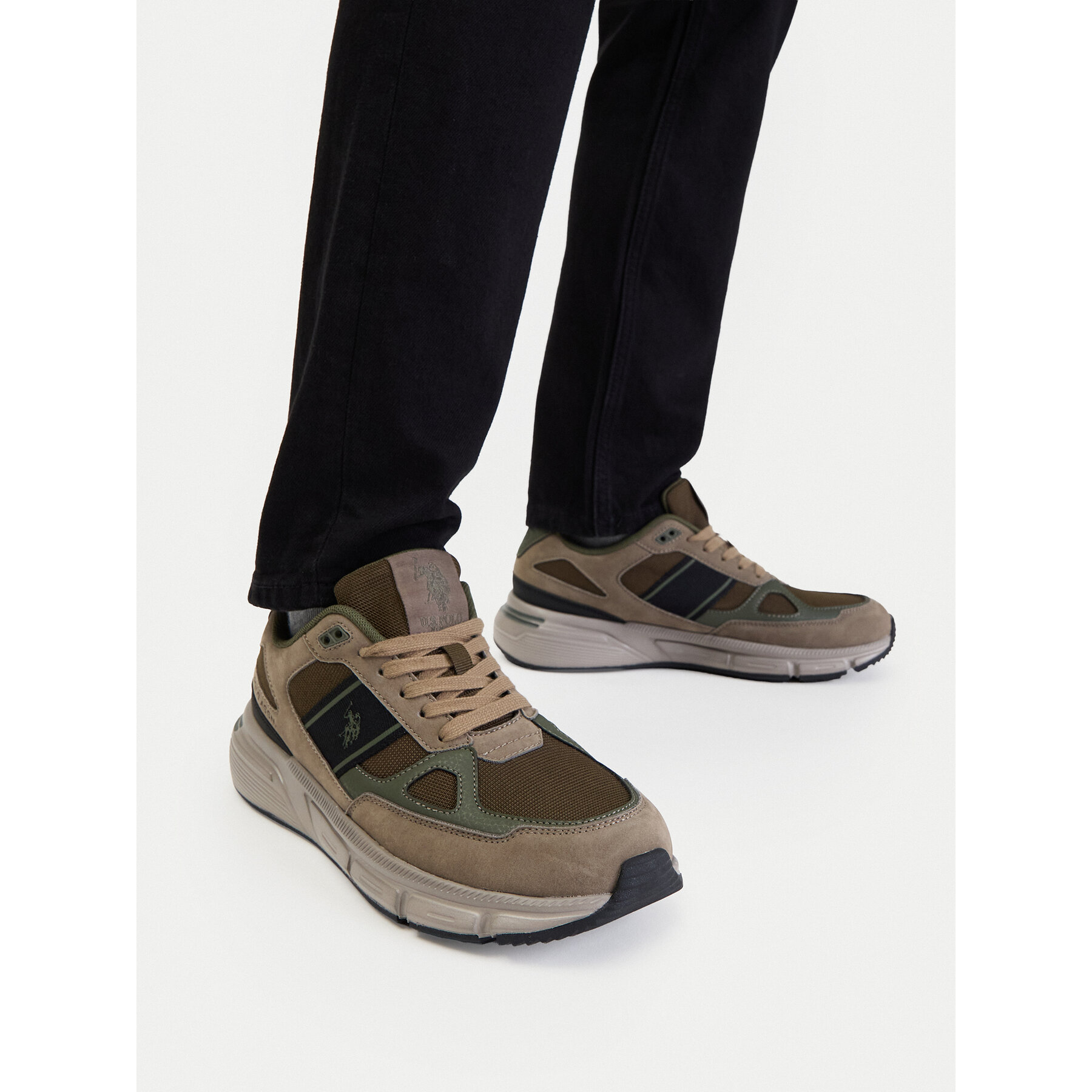 Сникърси U.S. Polo Assn. EO-PAOLO001M/GYT1 Каки