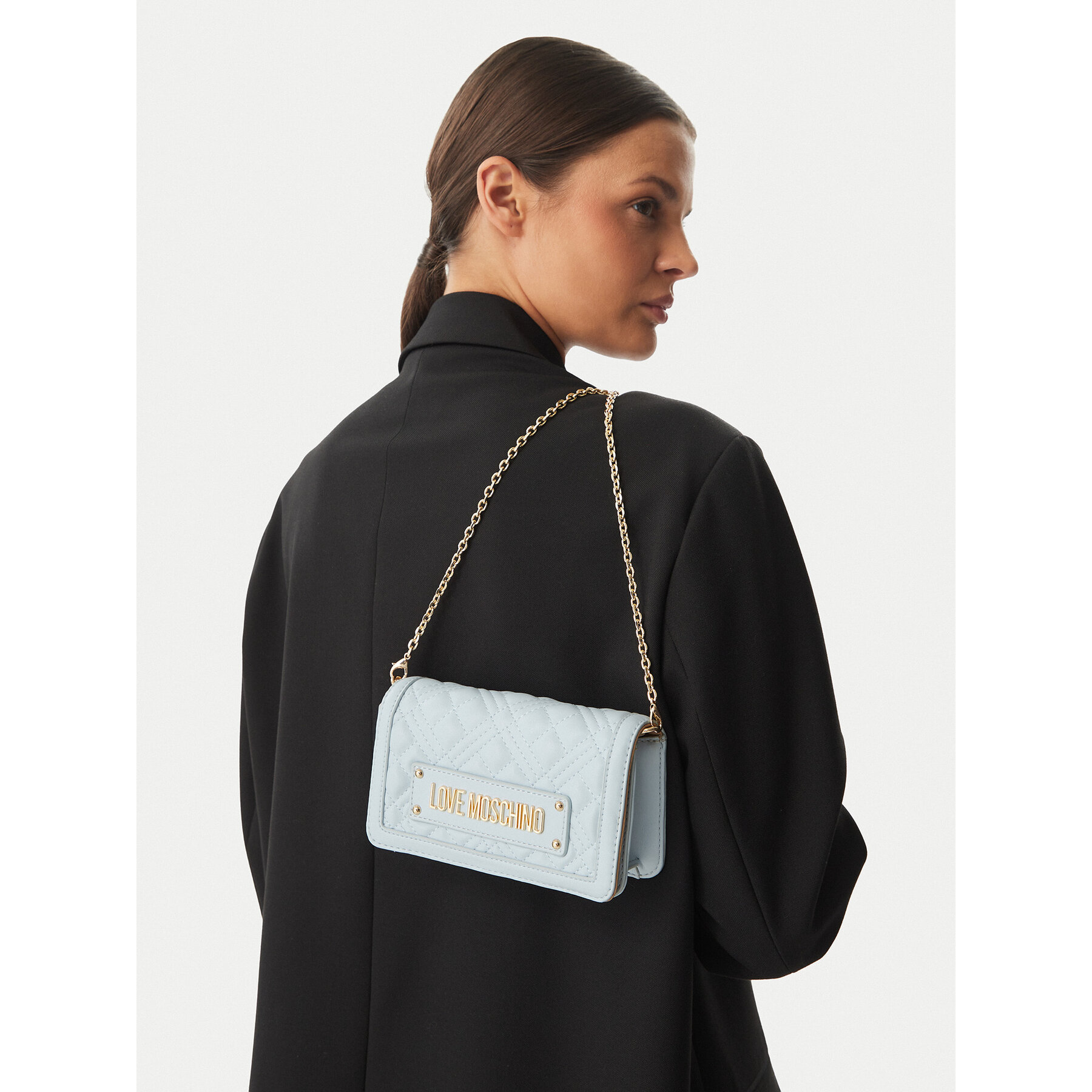 Torbica LOVE MOSCHINO JC5681PP1OLA0701 Svijetlo plava
