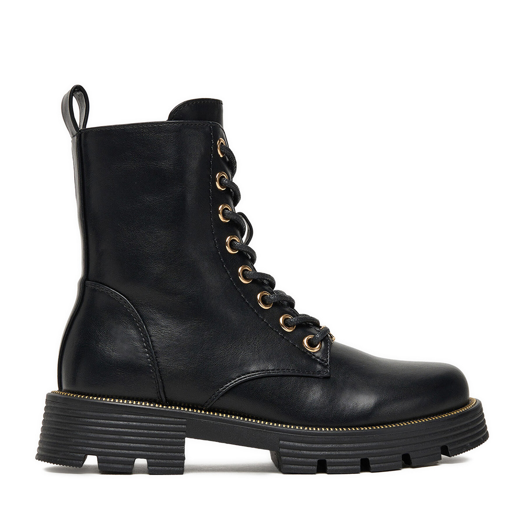 Šnurovacia obuv DeeZee CEO-CS6139-01 Čierna
