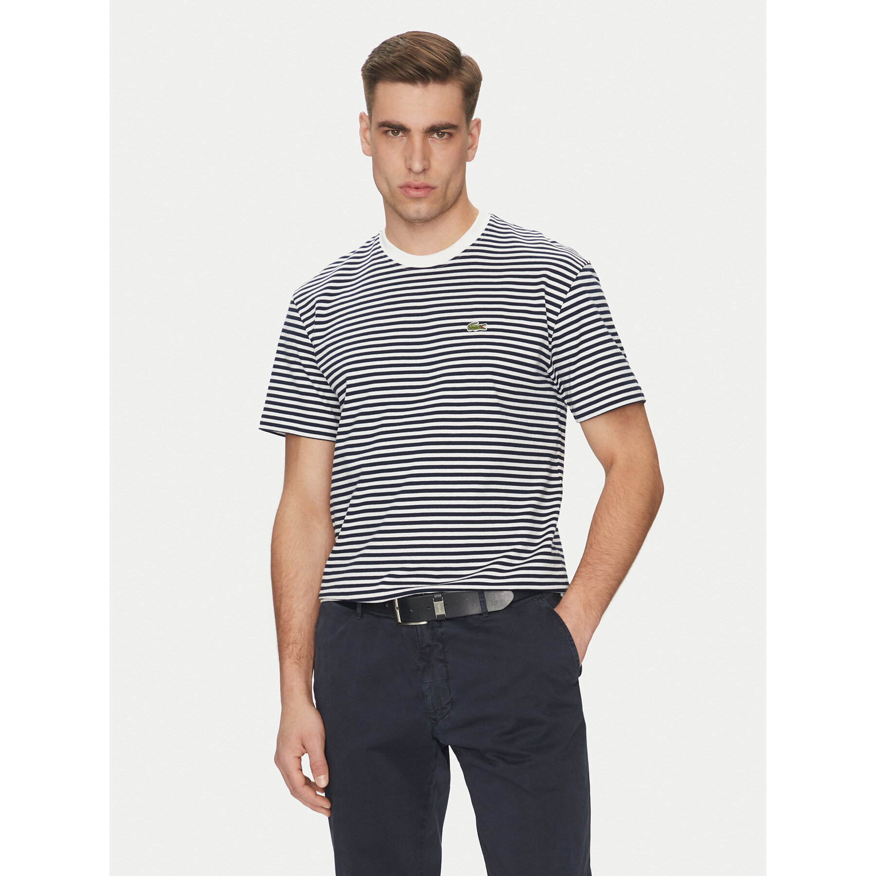 Lacoste Férfiak Sötétkék Póló Th9749 Regular Fit