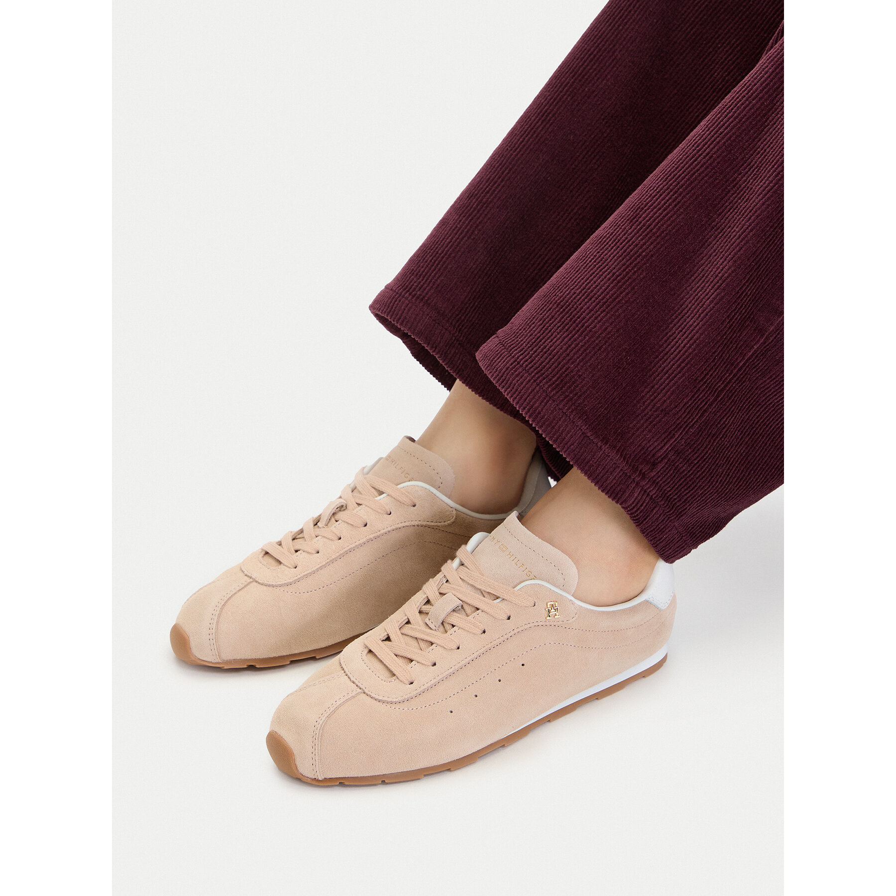 Tommy Hilfiger Αθλητικά Tommy Hilfiger Th Bella Low Runner Suede FW0FW09189 Ροζ
