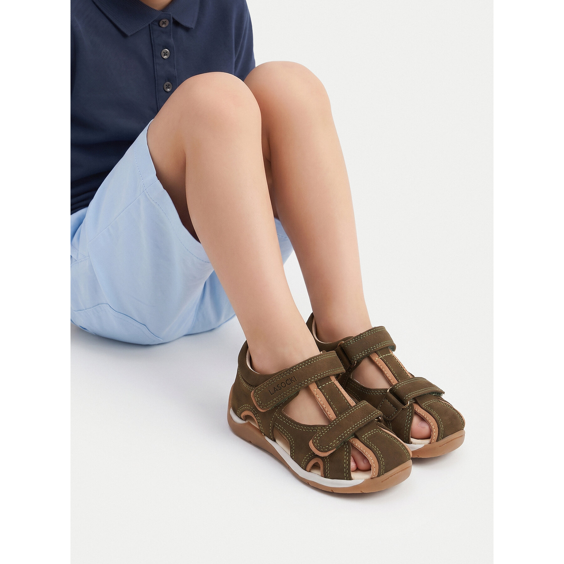 Sandále Lasocki Kids CEO-CI12-MARCUS-02(II)CH Kaki