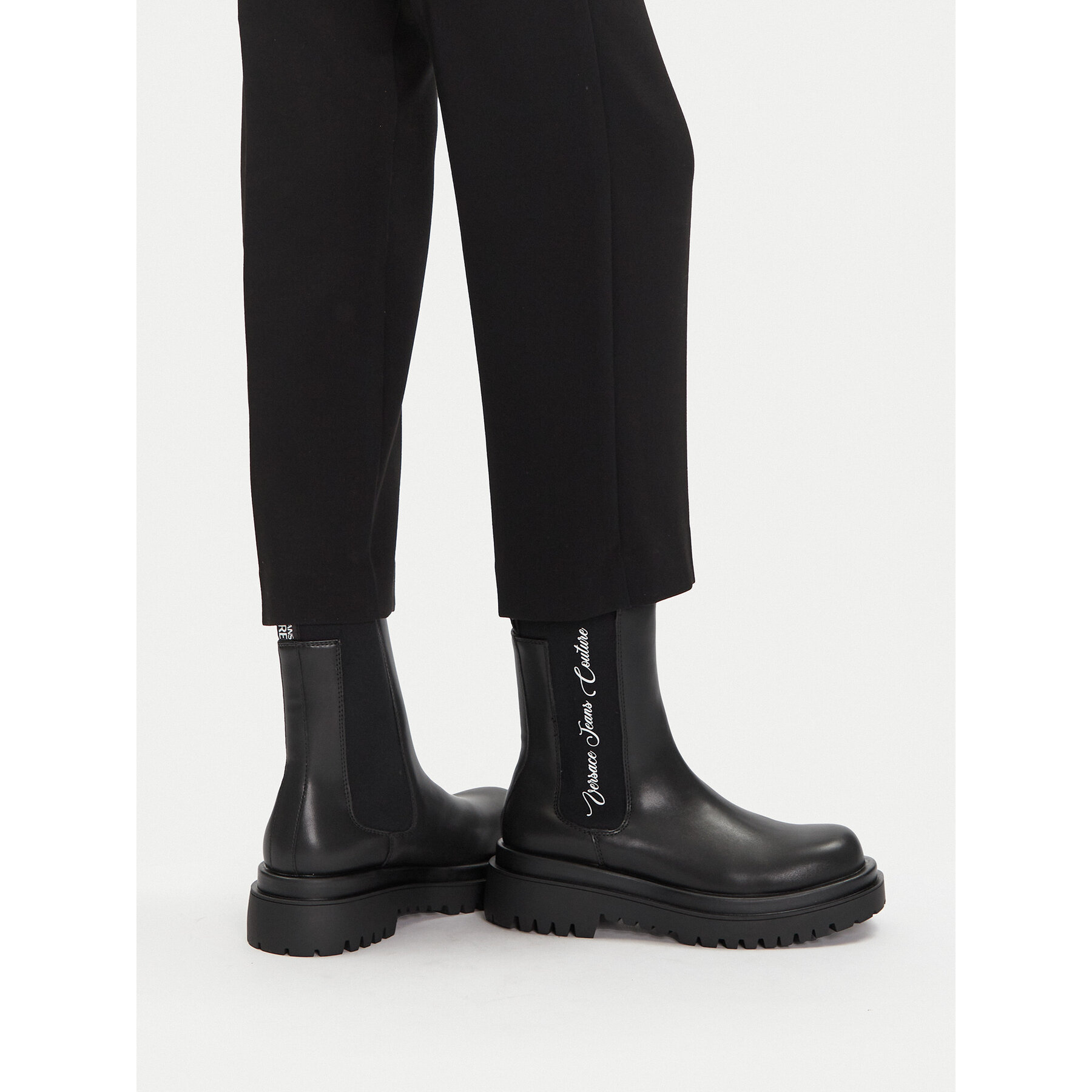Ghete Jodhpur Versace Jeans Couture 79VA3S60 Negru