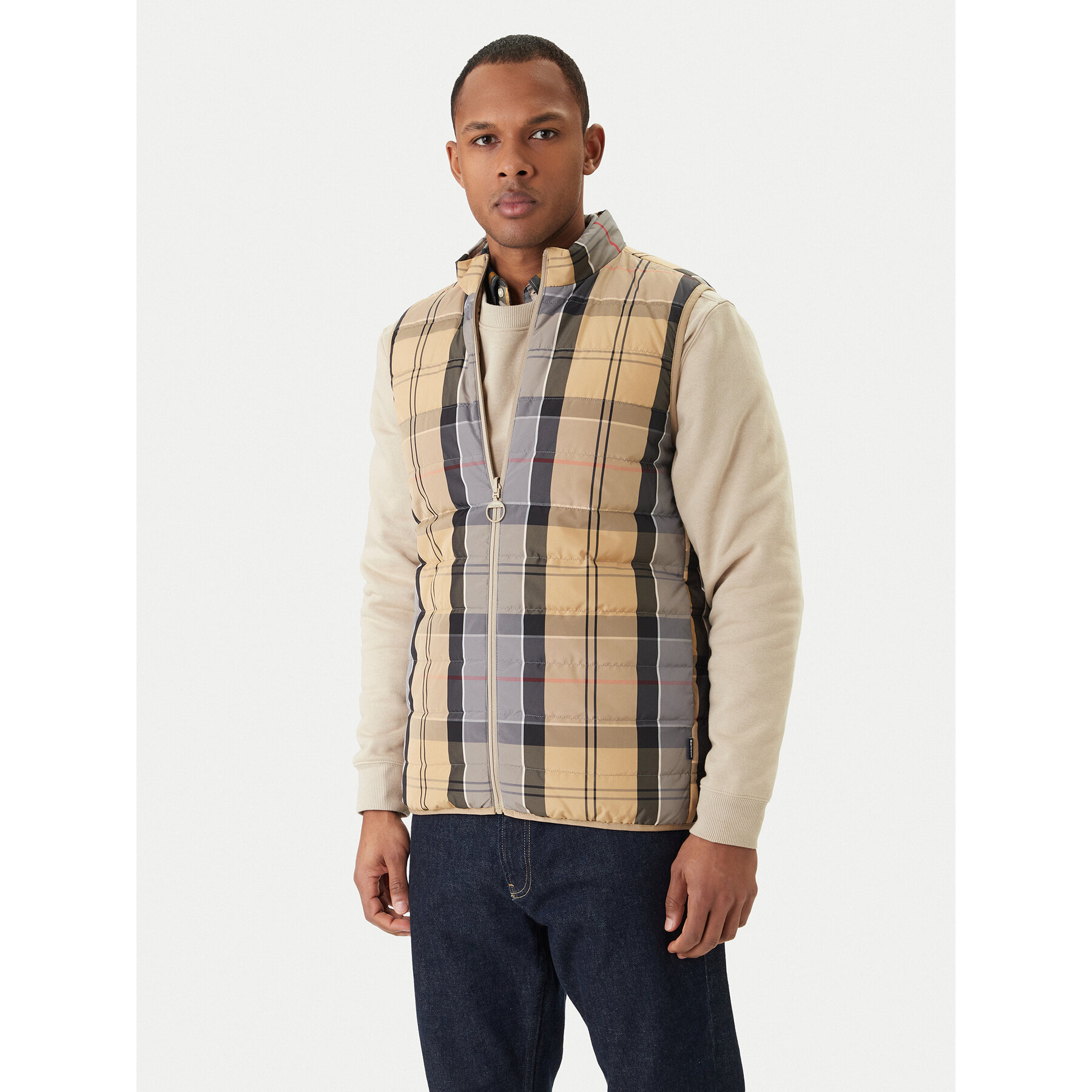 Barbour Weste MGI0314TN32 Beige Regular Fit