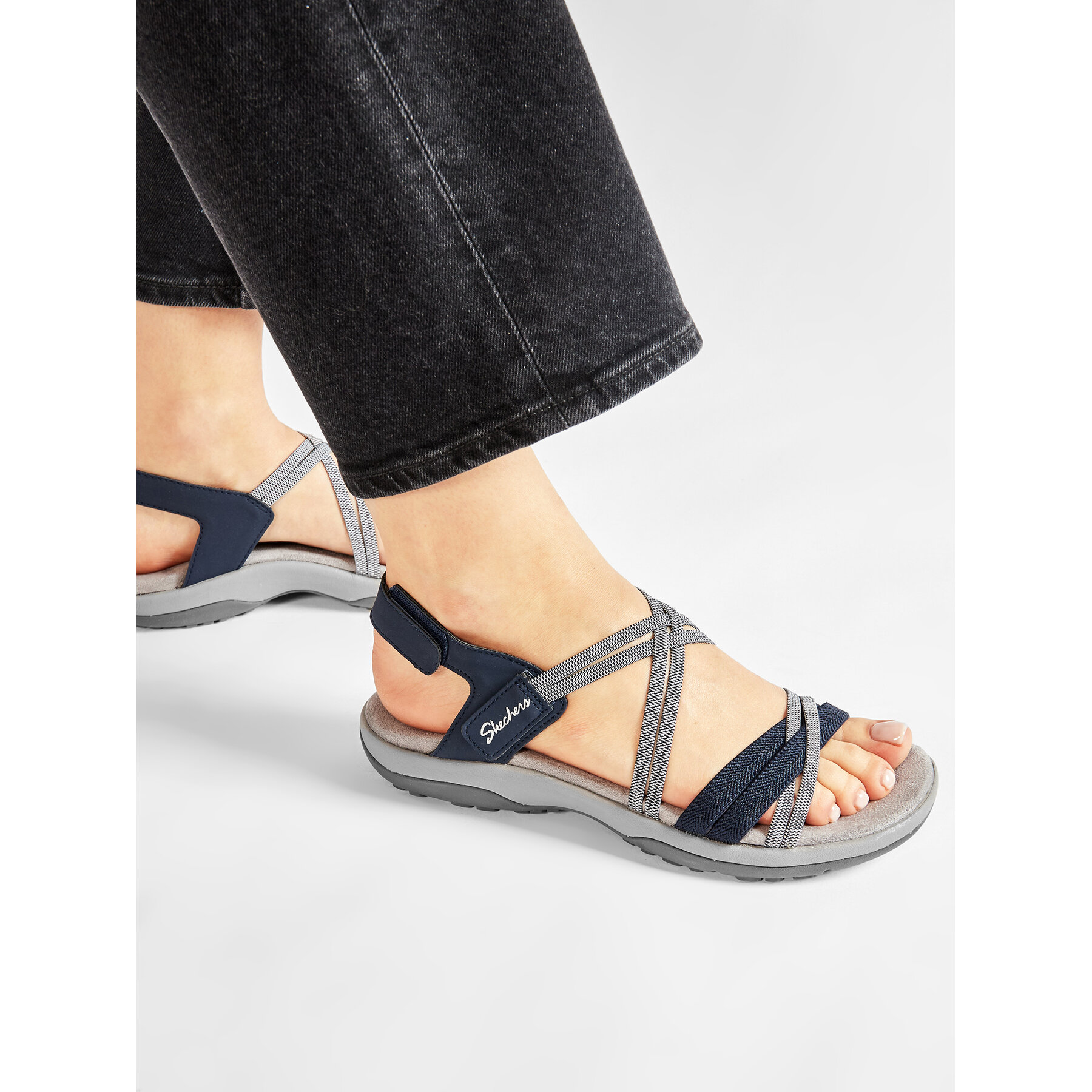 Sandale Skechers Takes Two 163112/NVY Tamnoplava