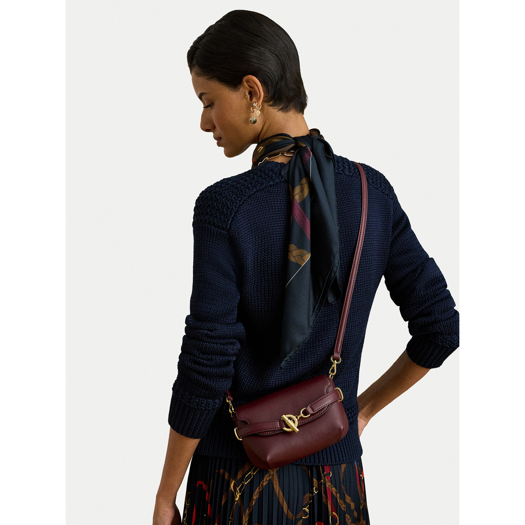 Geantă LAUREN RALPH LAUREN 431P04297004 Vișiniu