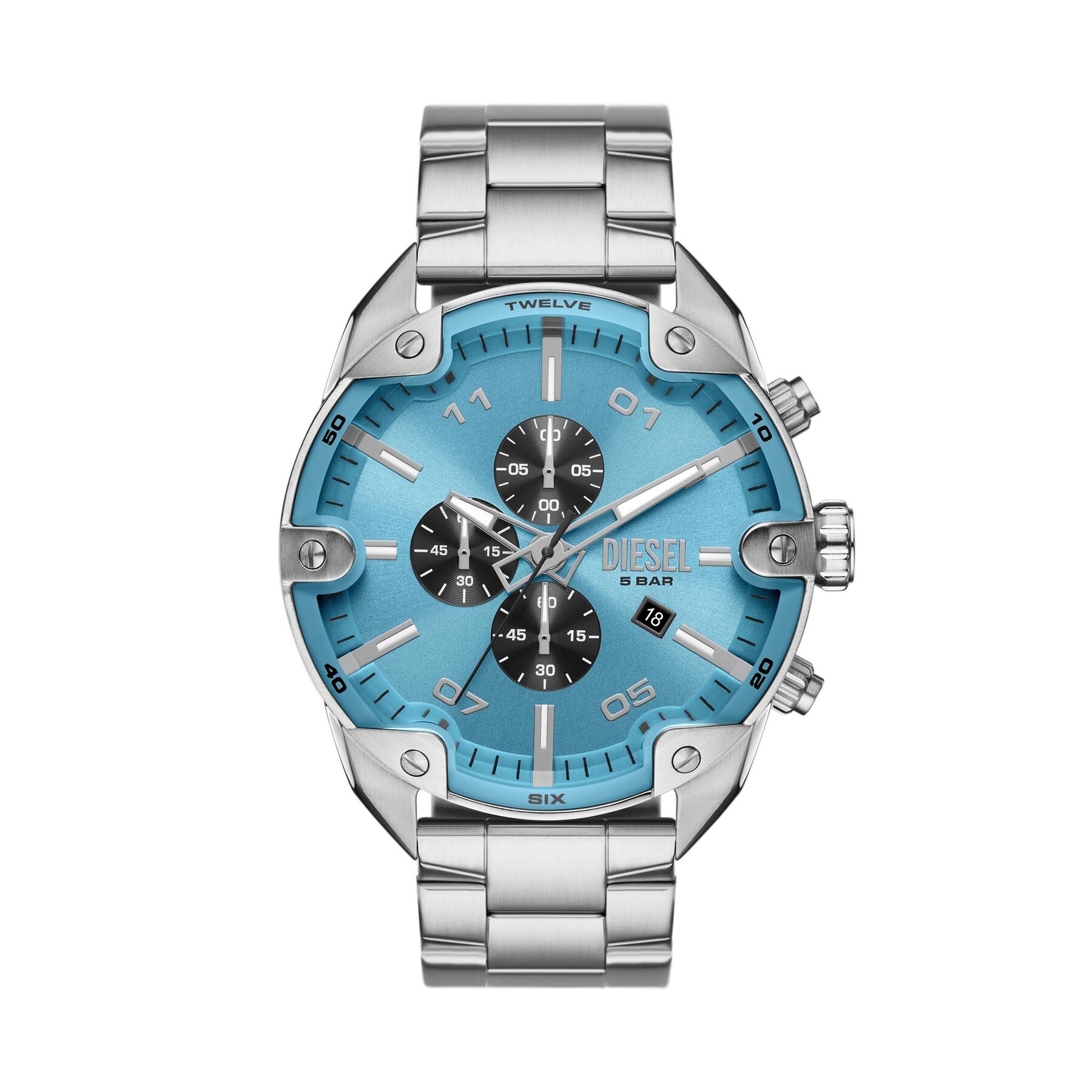 Orologio Diesel Spiked DZ4655 Argento