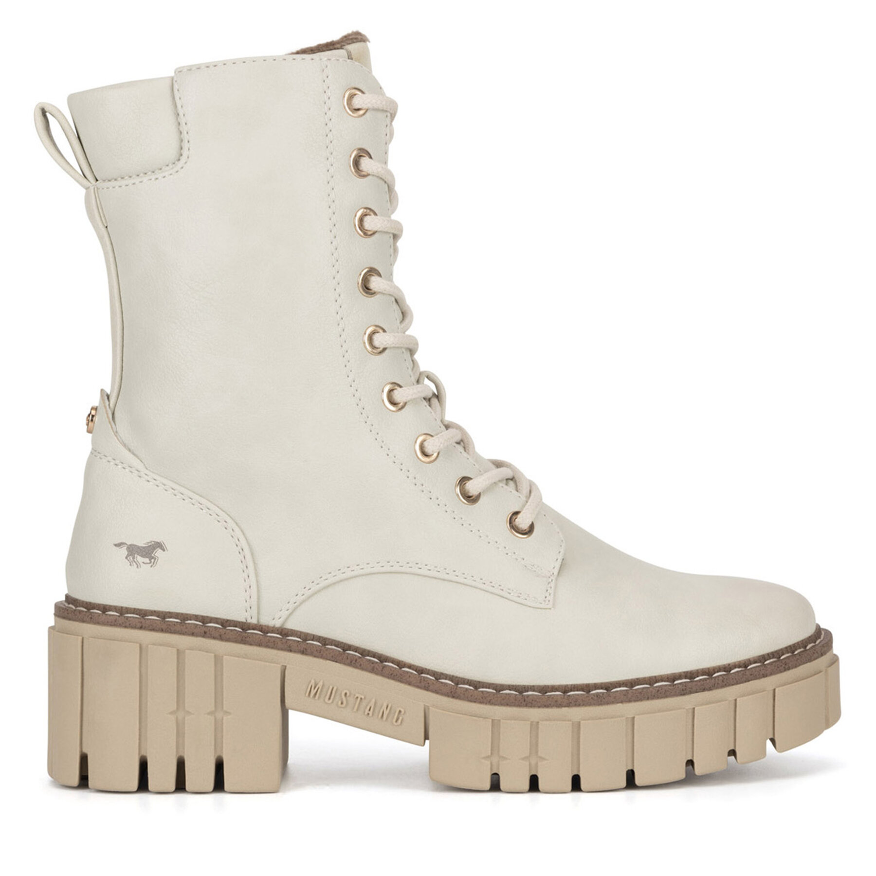 Ghete Mustang 1447-506 Alb