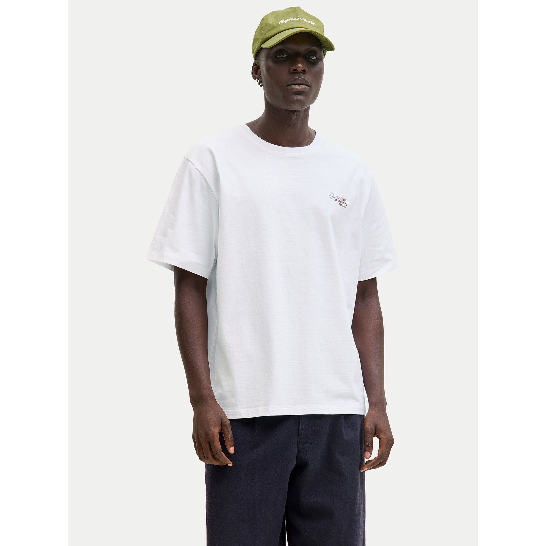 Jack & Jones T-Shirt Roar 12288099 Weiß Regular Fit