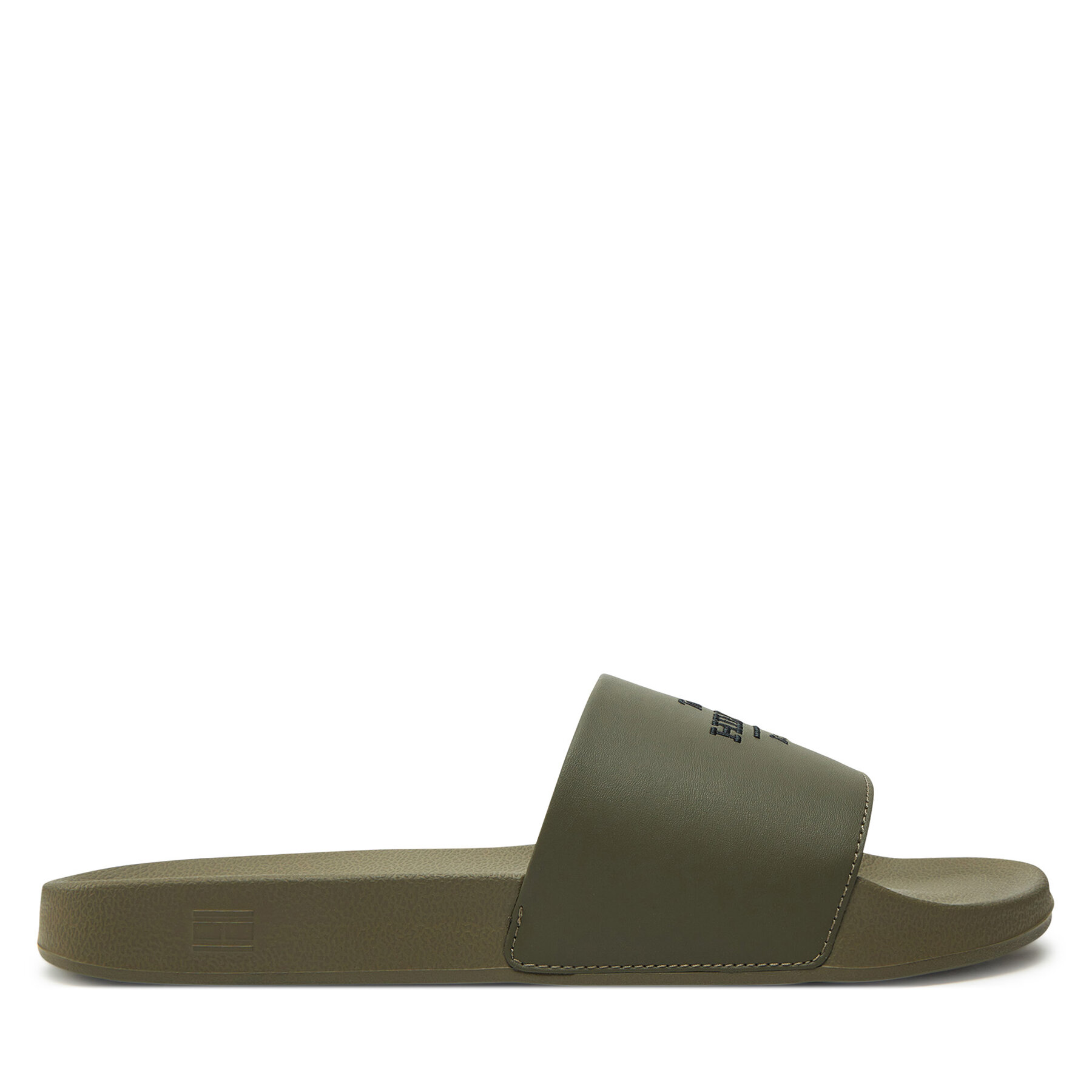 Mules / sandales de bain Tommy Hilfiger Embroid Hilfiger 85 Pool Slide FM0FM05342 Vert