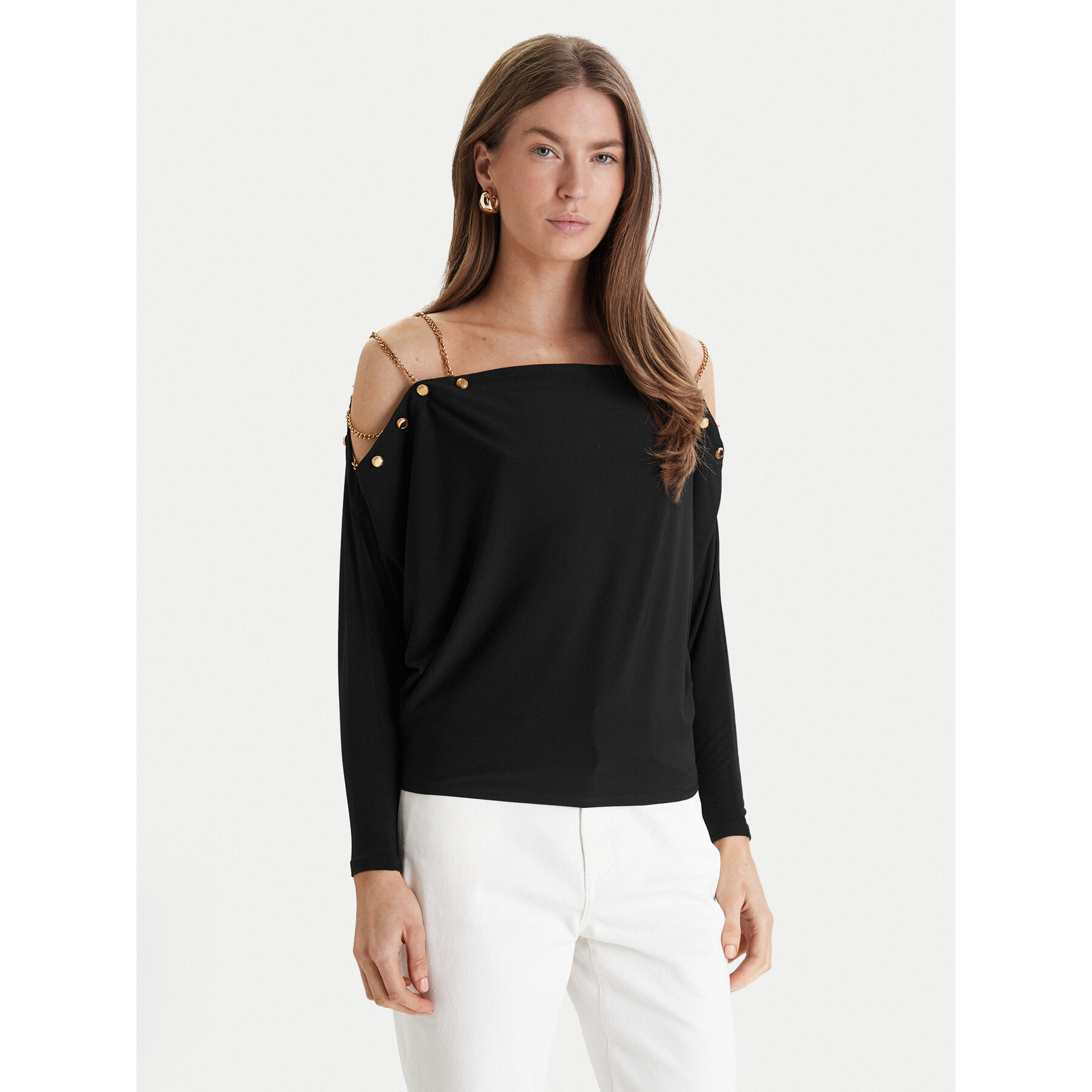 Marciano Guess Bluse 6RGP05 6257A Schwarz Regular Fit