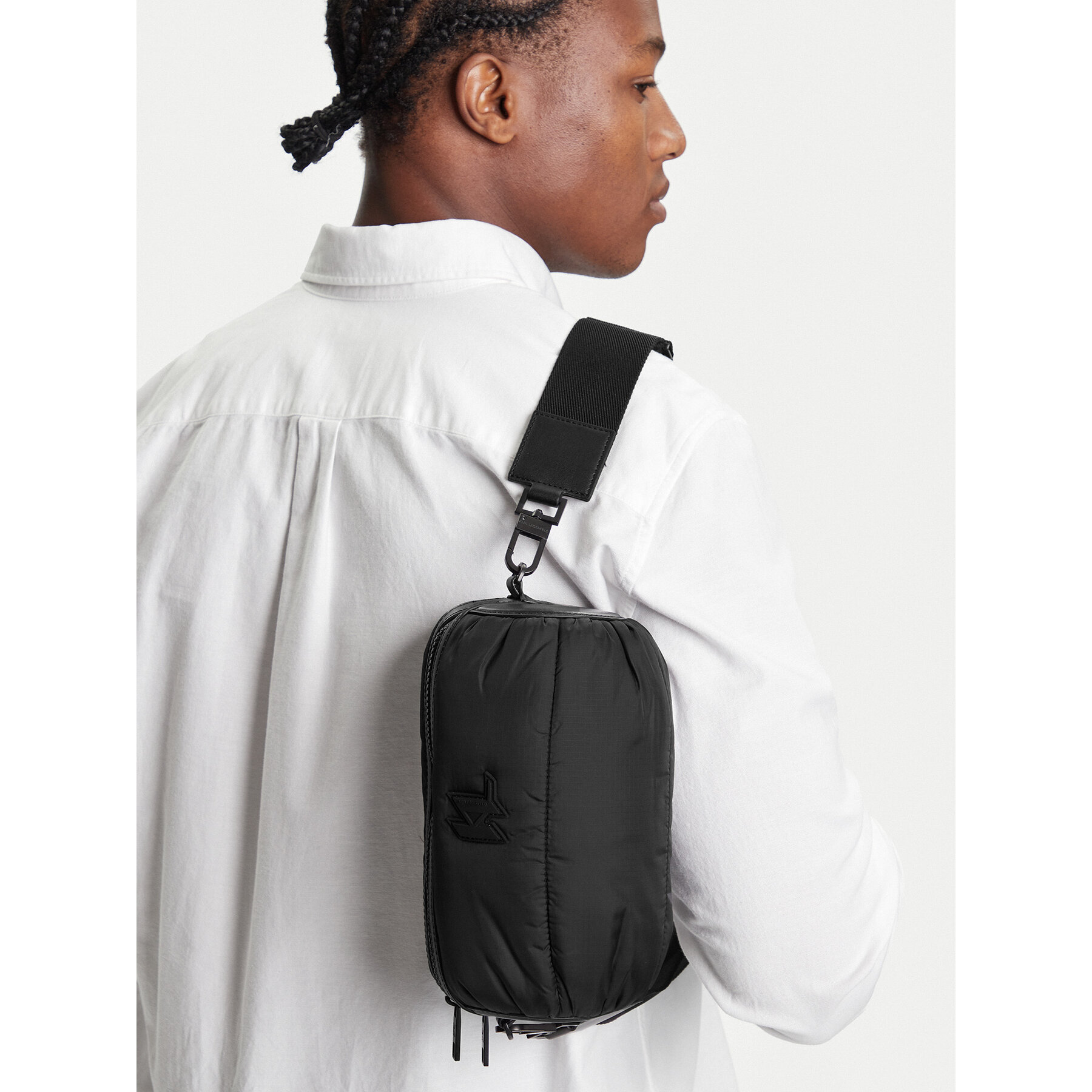 Geantă crossover KARL LAGERFELD A3M30277 Negru