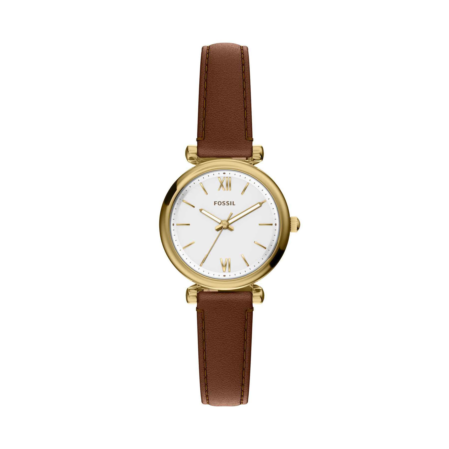 Ρολόι Fossil Carlie ES5464 Καφέ