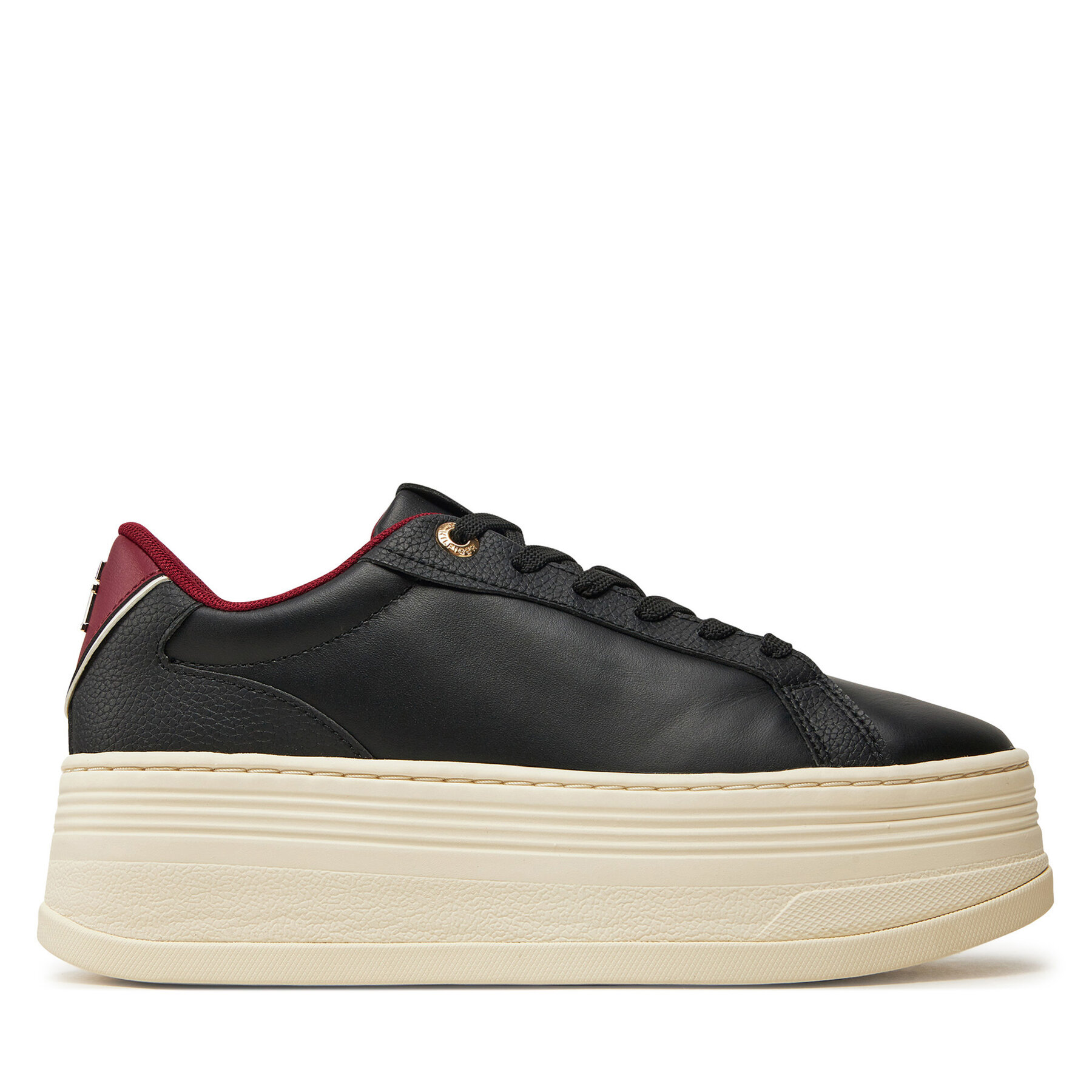 Zapatillas Tommy Hilfiger Th Platform Sneaker Triangle FW0FW08115 Negro
