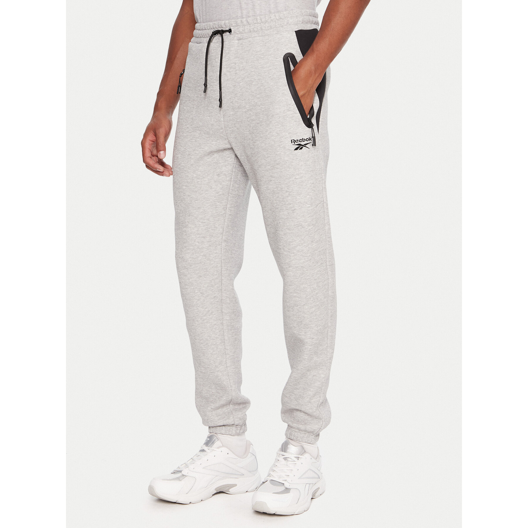 Reebok Donji dio trenerke RK25145CCM Siva Regular Fit