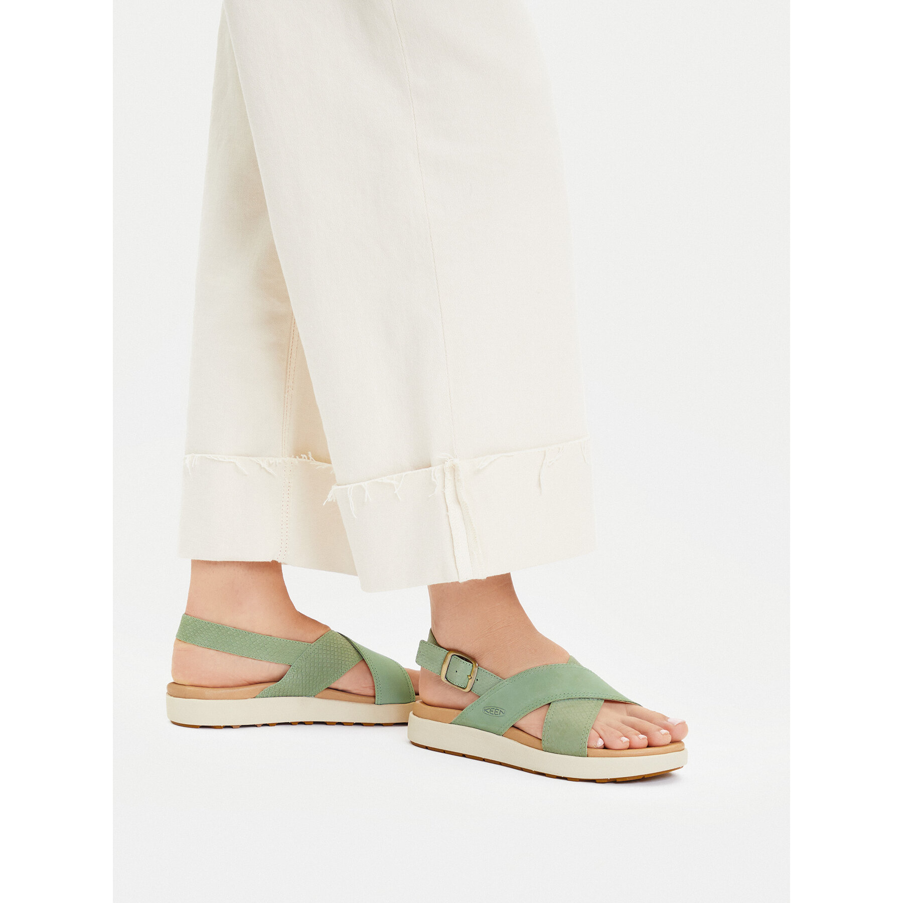 Sandali Keen Elle Luxe Cross Strap 1030525 Zelena