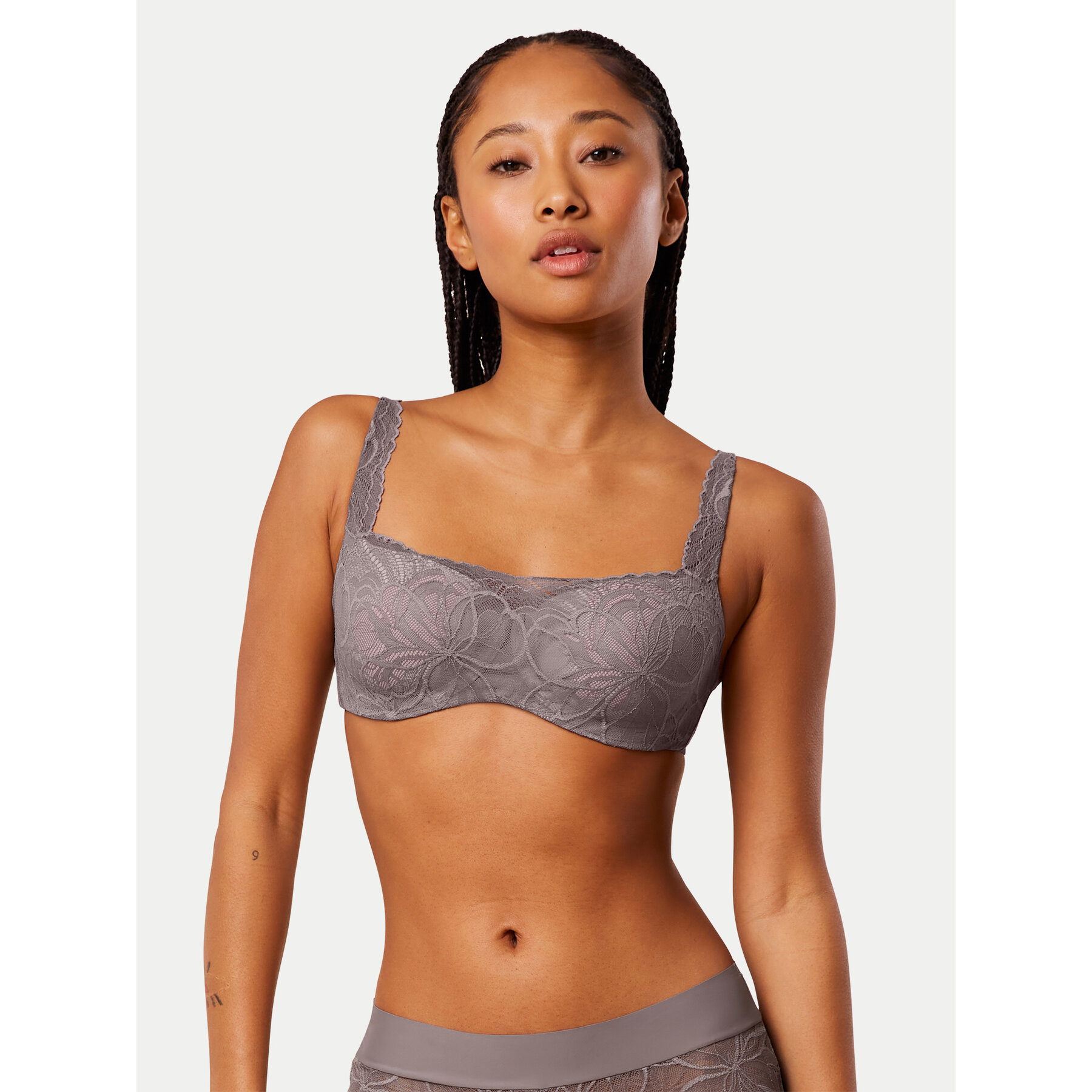 Triumph Reggiseno con ferretto Illusion 10219845 Grigio