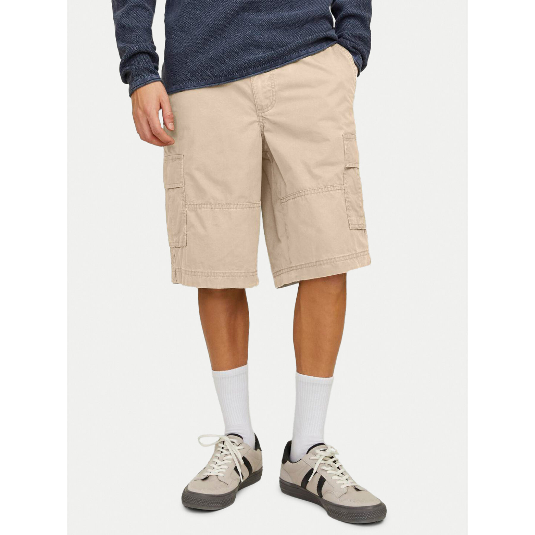 Jack & Jones Stoffshorts Jpstcole 12253222 Beige Loose Fit