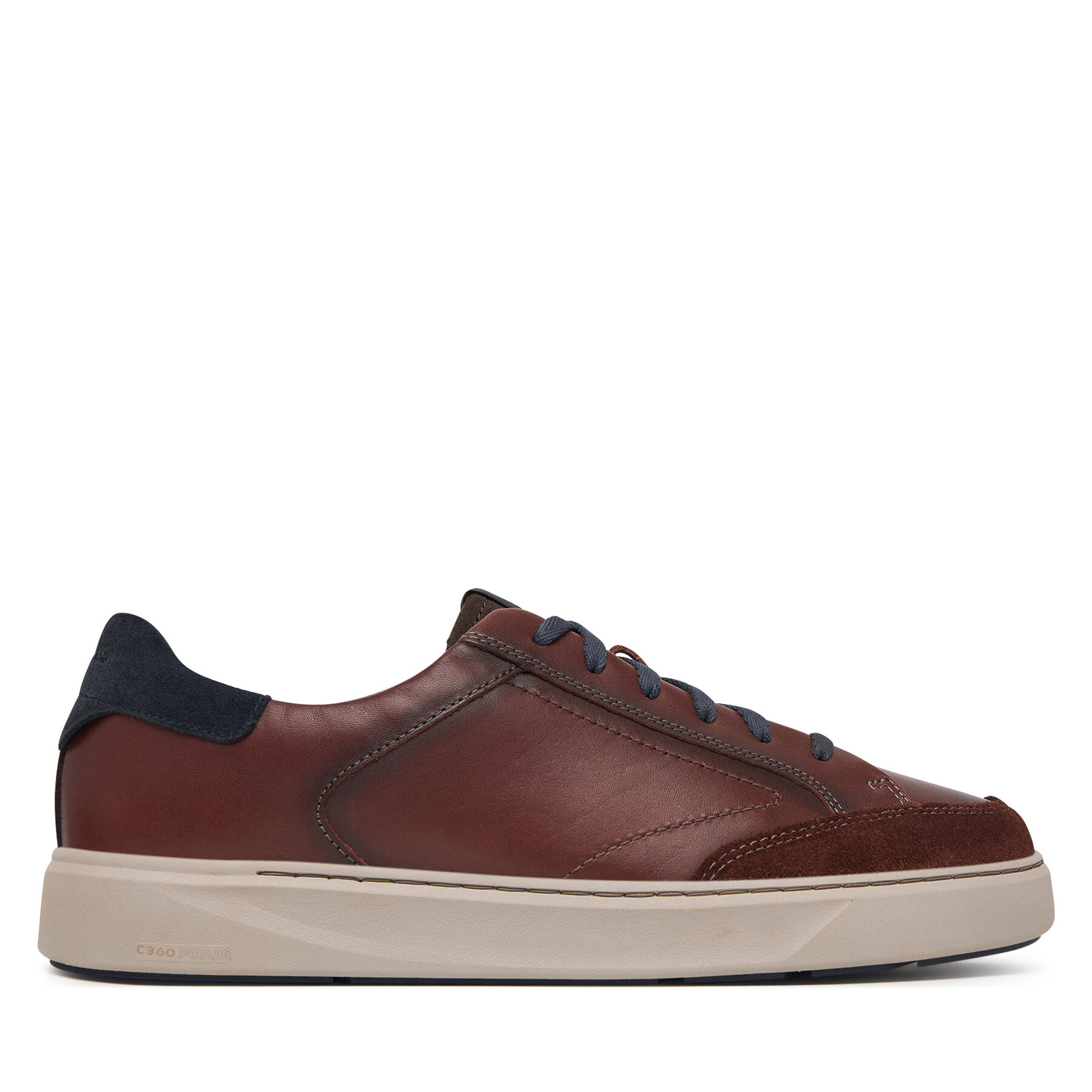 Сникърси Clarks Code C Tie 26328042 Тъмнокафяв