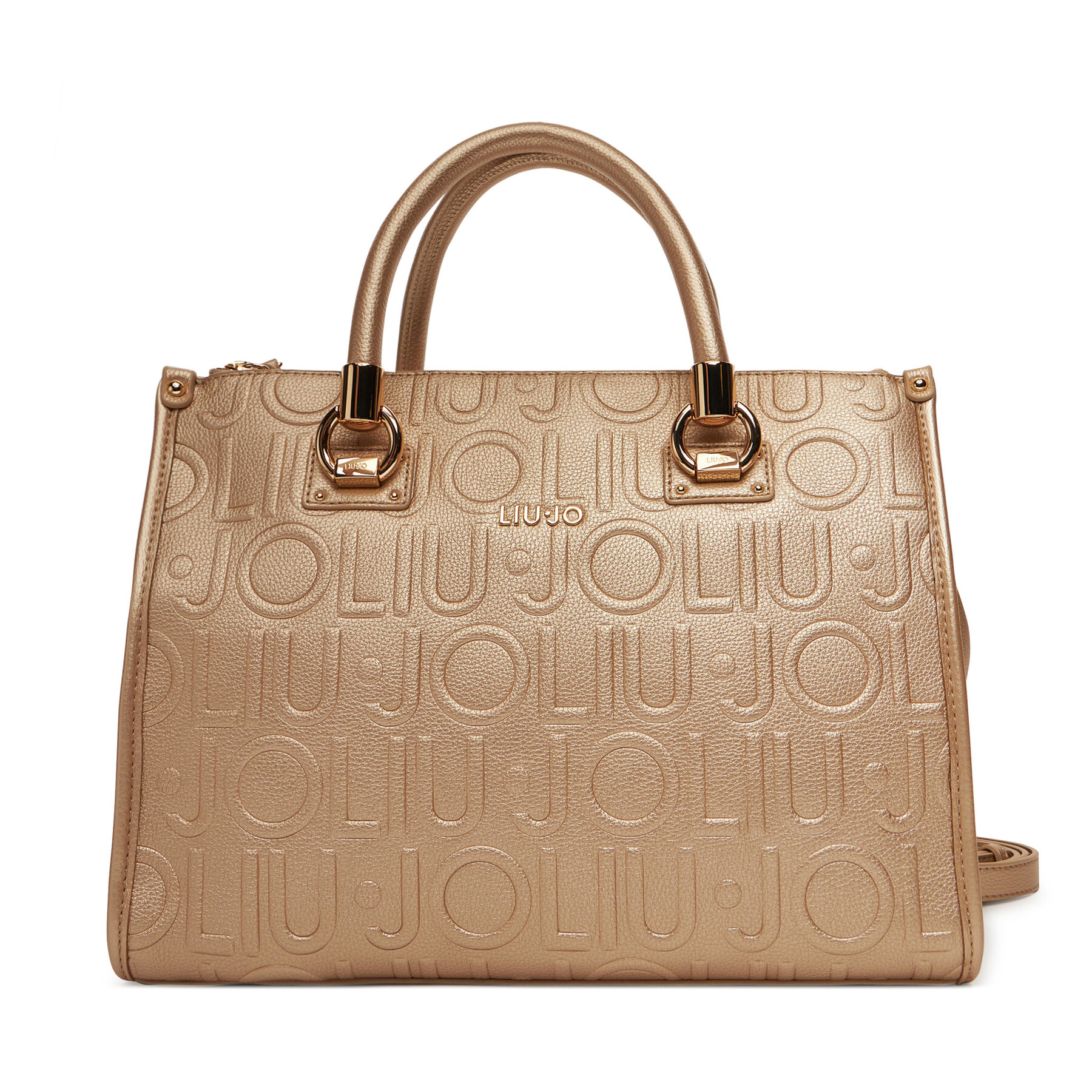 Дамска чанта Liu Jo Ecs M Satchel AF5008 E0538 Златист