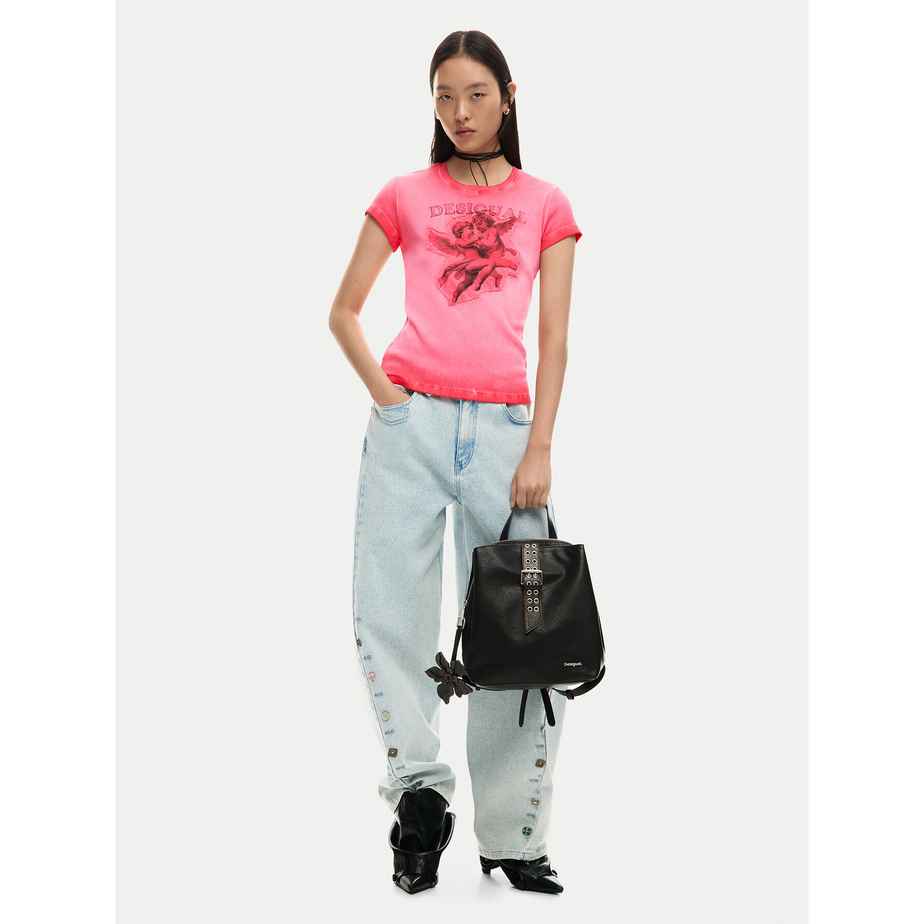 Ruksak Desigual 26SAKP11 Hnedá