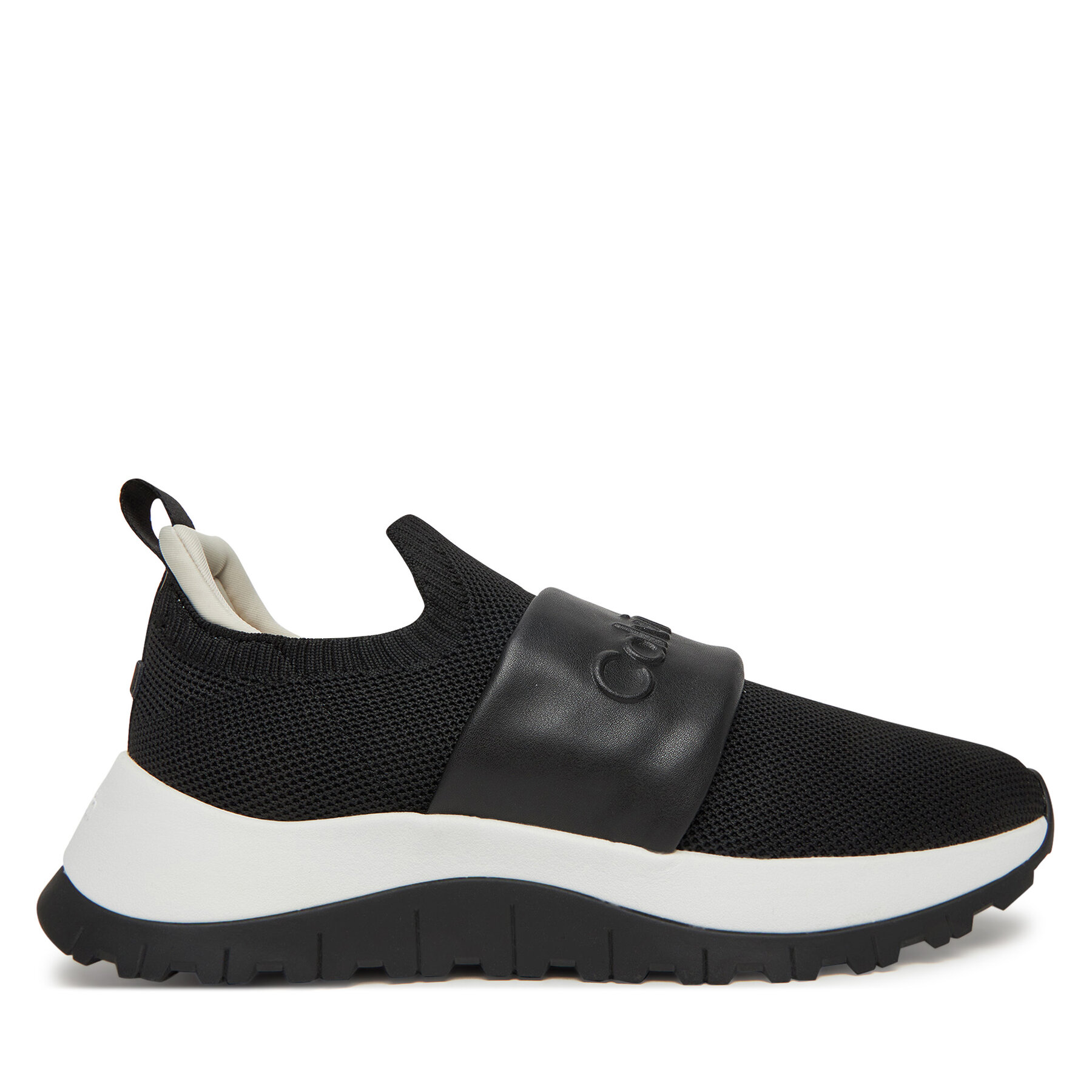 Dámske Sneakersy Calvin Klein, Rozmer: 38, Čierna, Runner Slip On - He Nappa HW0HW02415