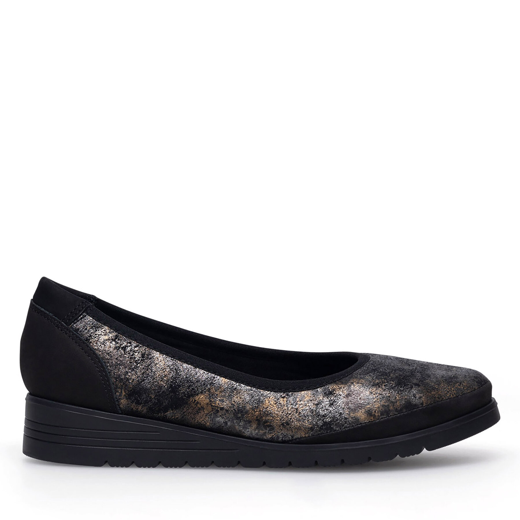 Damskie Baleriny Go Soft, Rozmiar 37 Czarny EST-TOMI-02