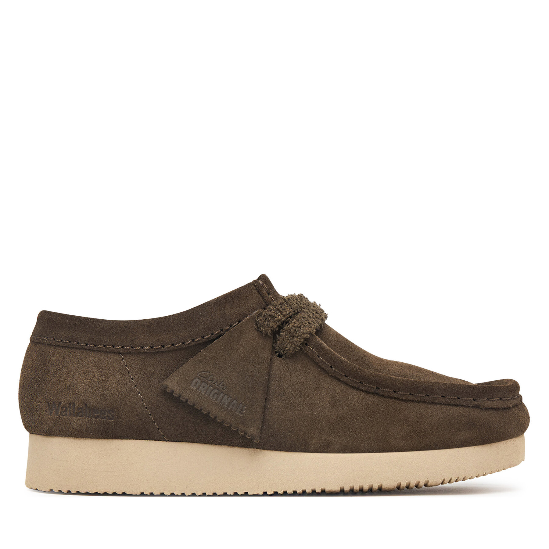 Nizki čevlji Clarks Wallabee Lite. 26329403 Zelena