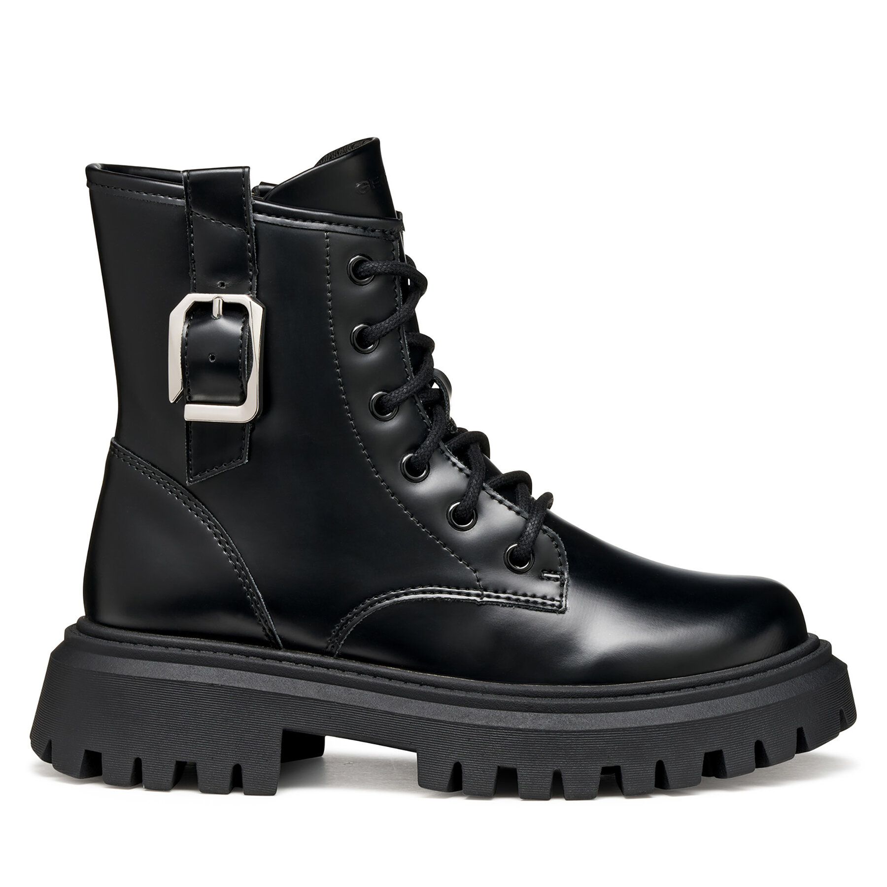 Botine Geox J Maquinnens J56M6C 000CN C9999 S Negru