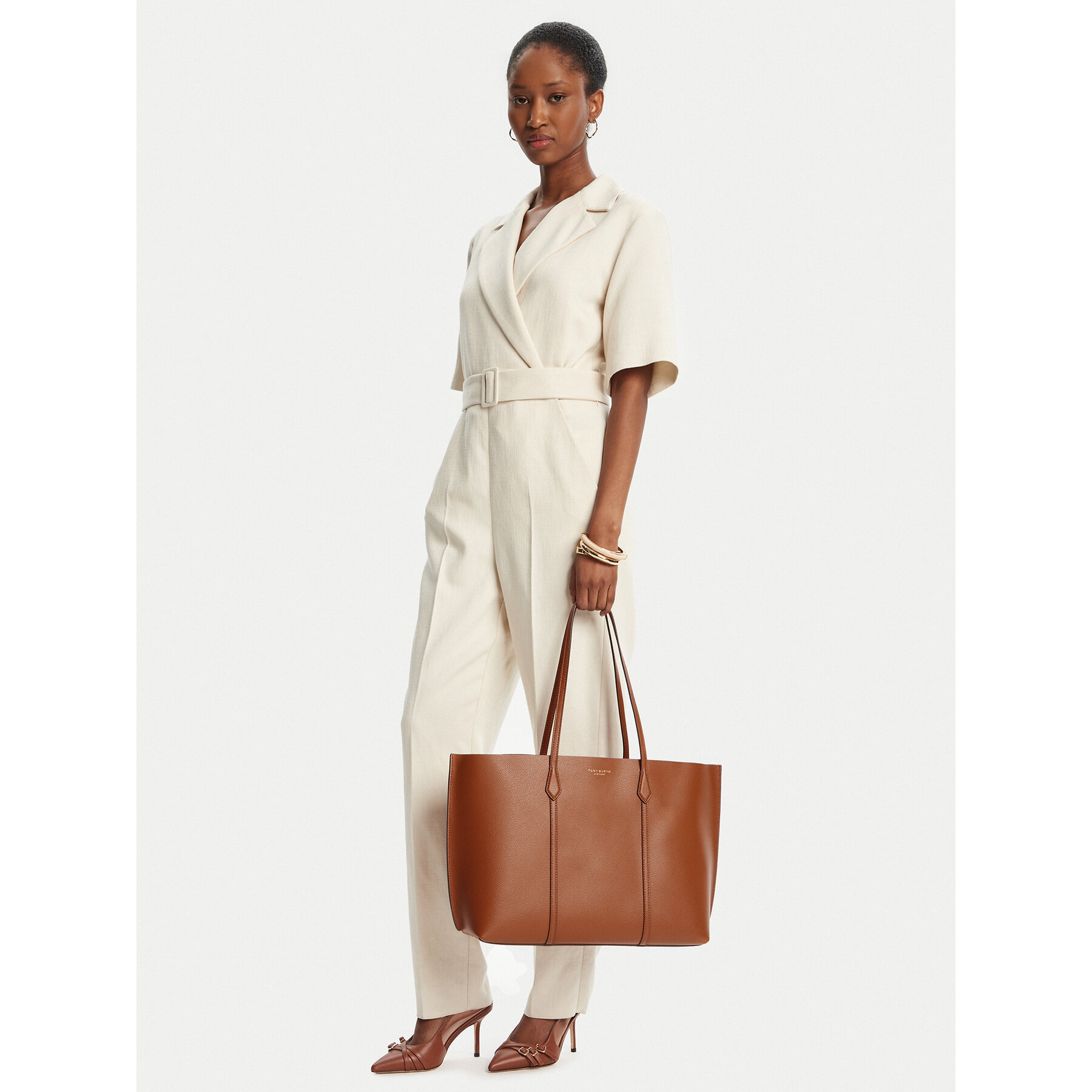Torbica Tory Burch Perry 177235 Smeđa