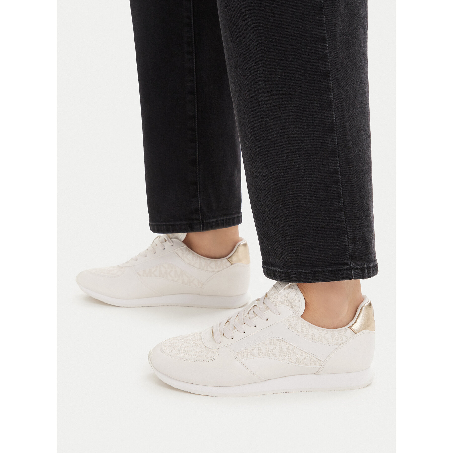 Tenisice MICHAEL Michael Kors Cindy 43T6CDFS3L Krem
