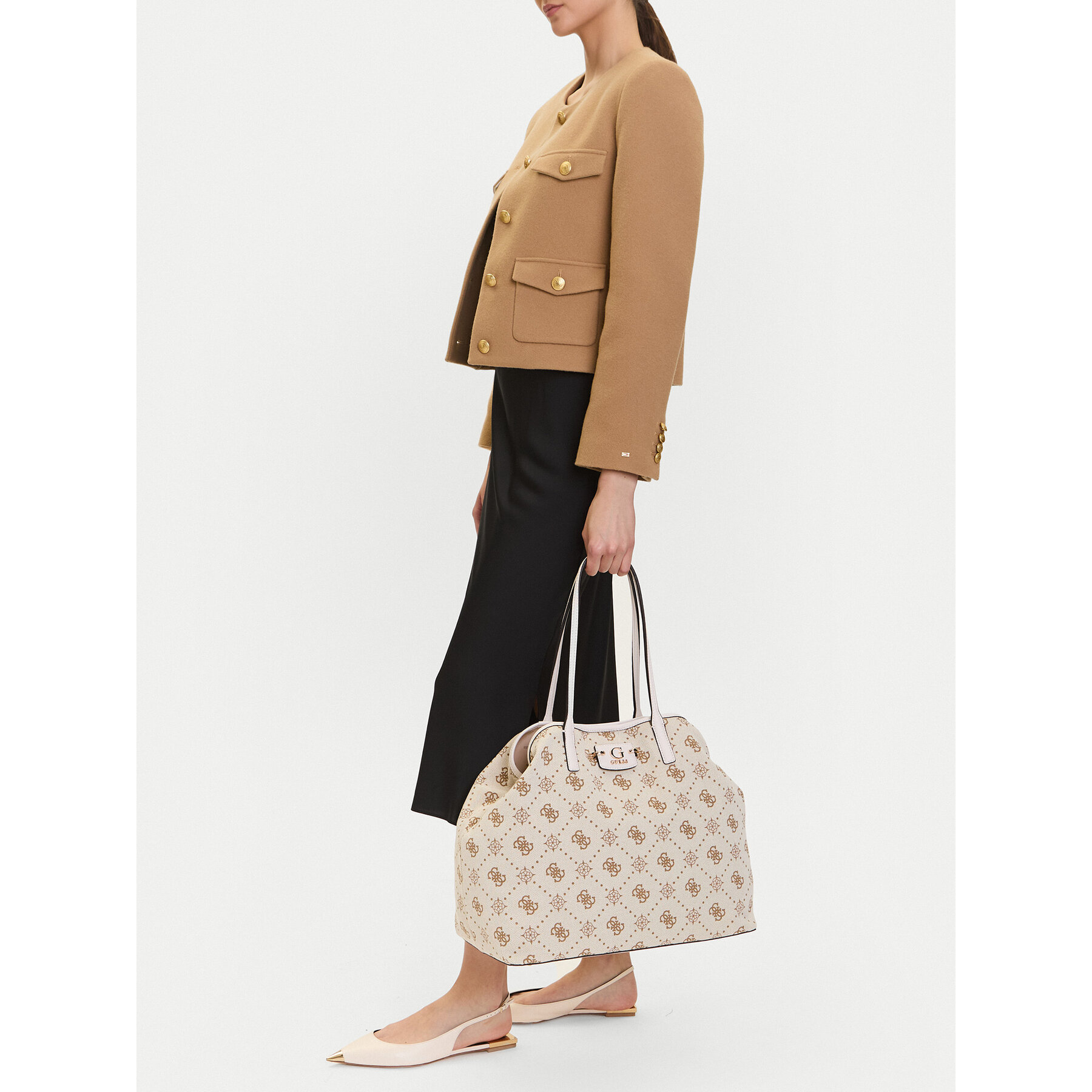 Geantă Guess Neda HWCP96 54240 Bej